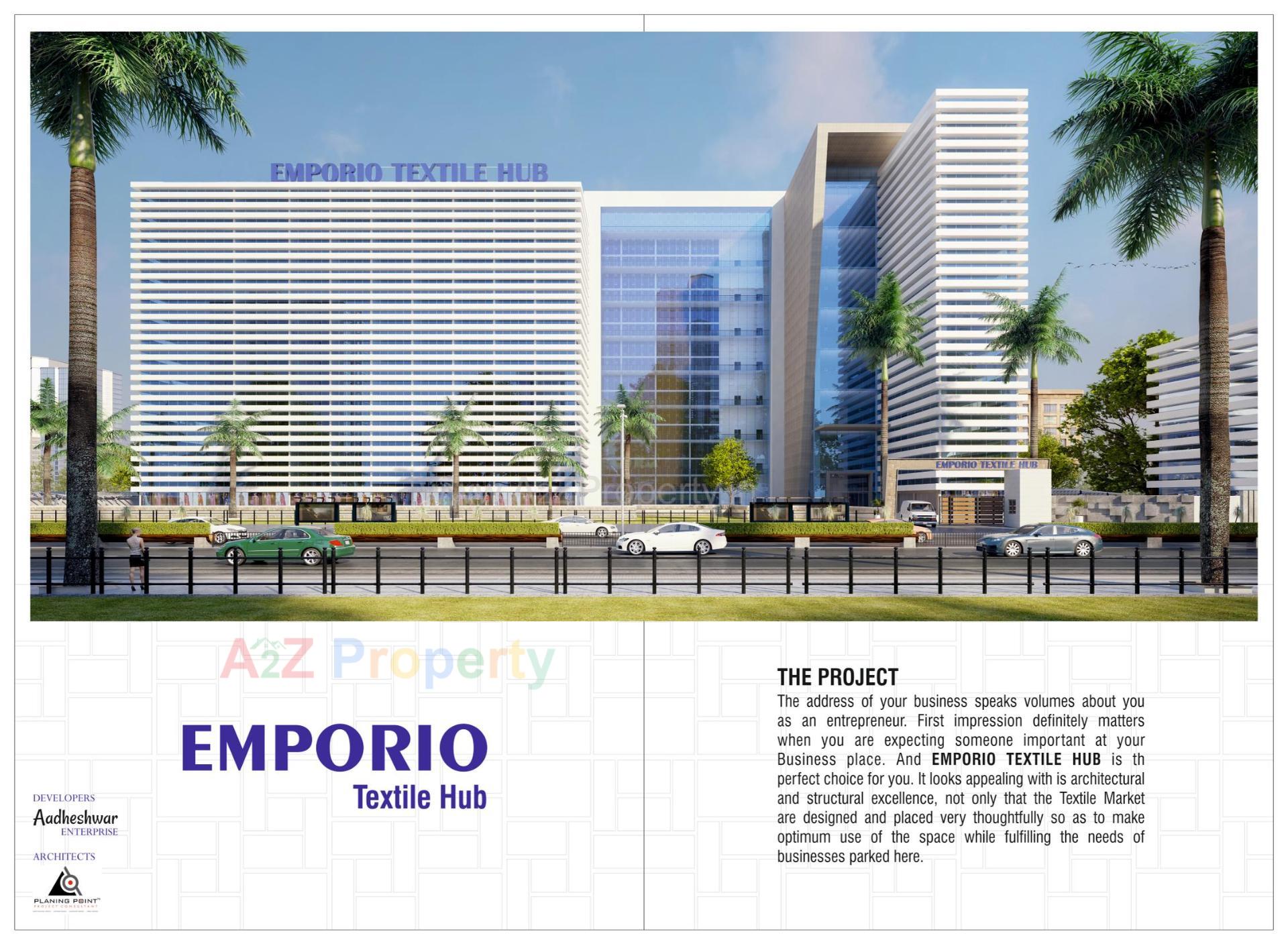  of real estate project Emporio Textile Hub located at Surat, Surat, Gujarat