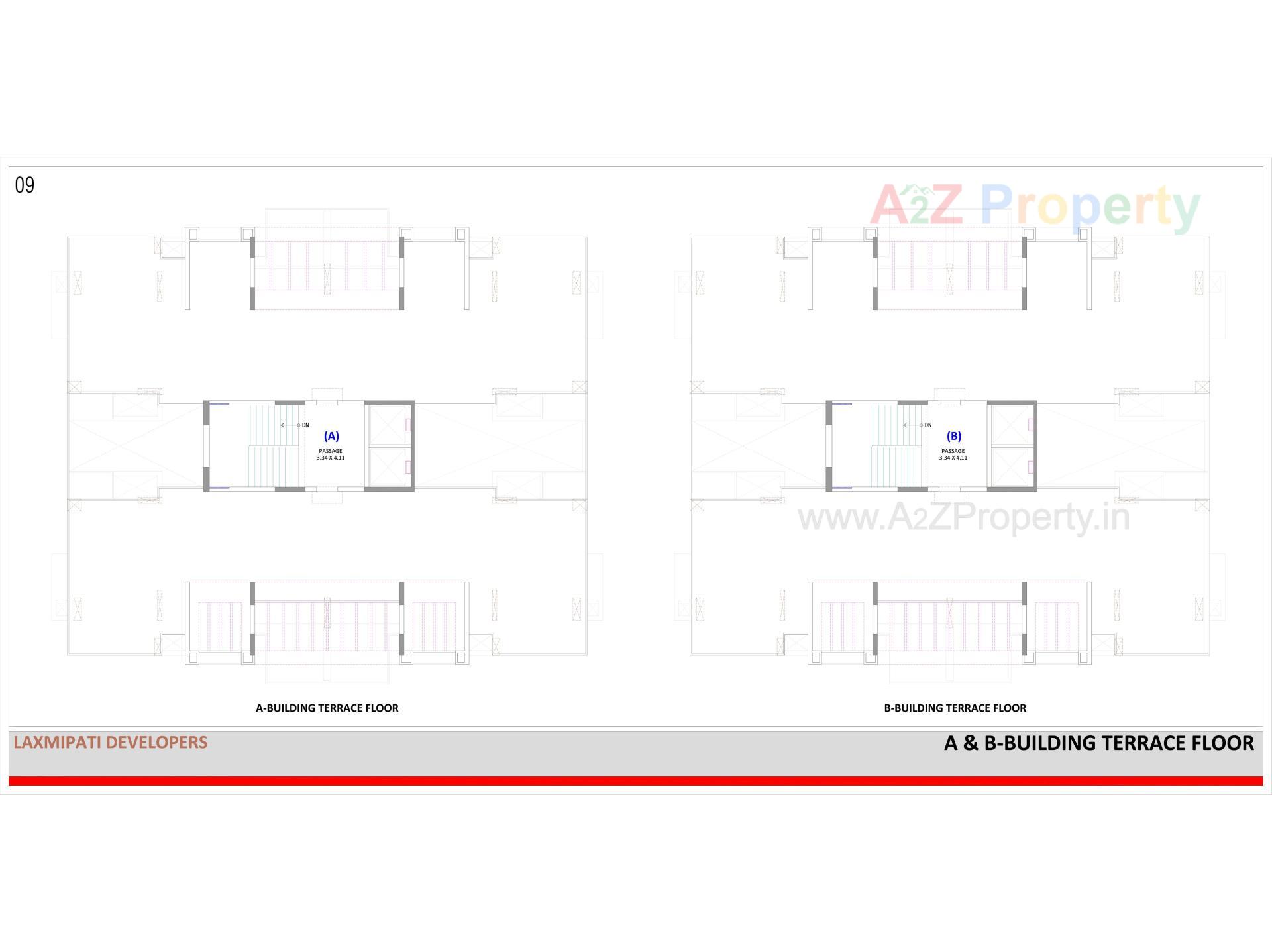 Layout of real estate project Euphoria located at Surat, Surat, Gujarat