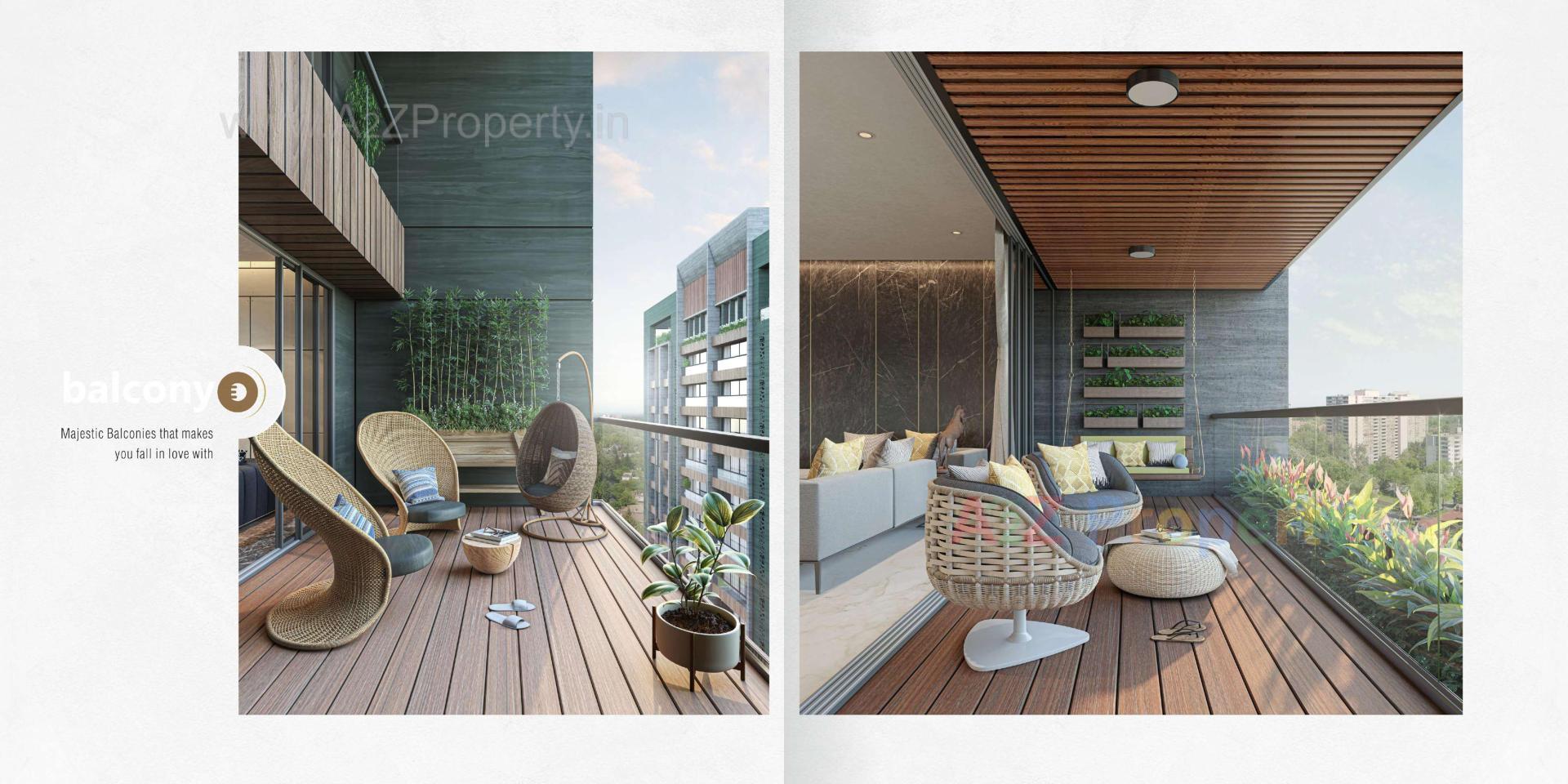 3D Elevation of real estate project Exclusive located at Rander, Surat, Gujarat