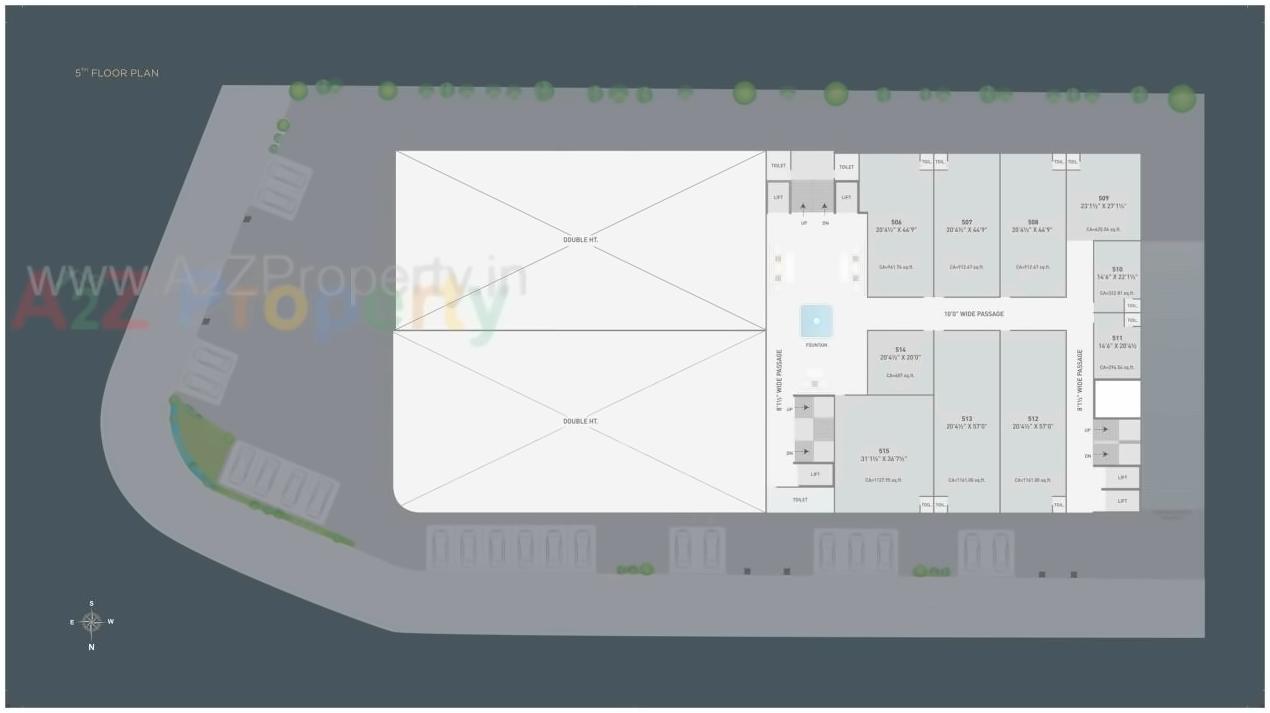 Layout of real estate project Exxoniic located at Surat, Surat, Gujarat