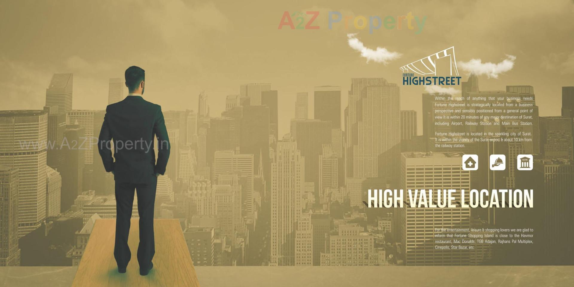  of real estate project Fortune Highstreet located at Surat, Surat, Gujarat