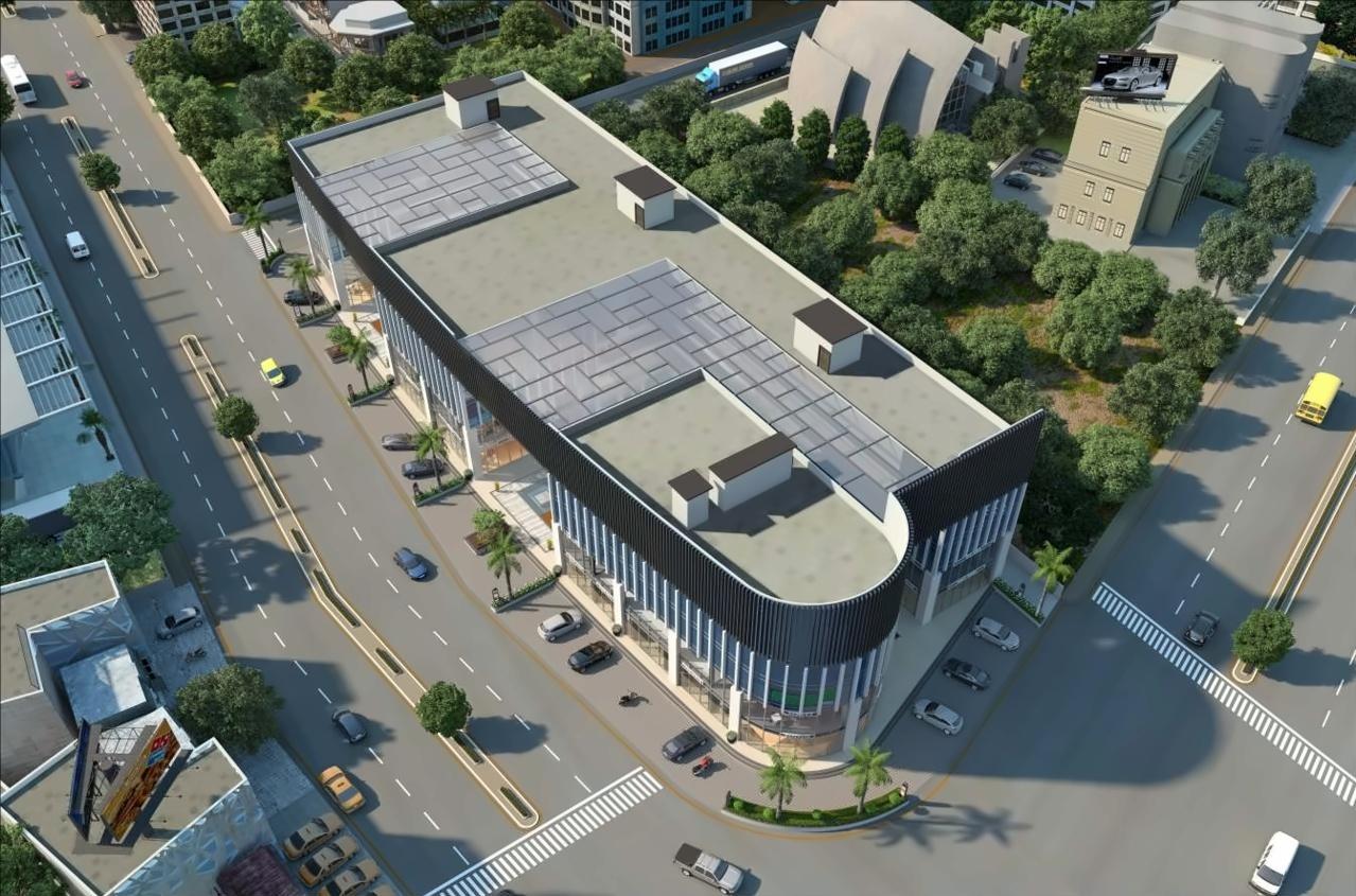 3D Elevation of real estate project G9 Business Center located at Karadava, Surat, Gujarat