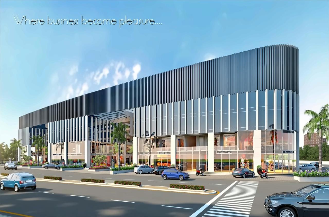 3D Elevation of real estate project G9 Business Center located at Karadava, Surat, Gujarat