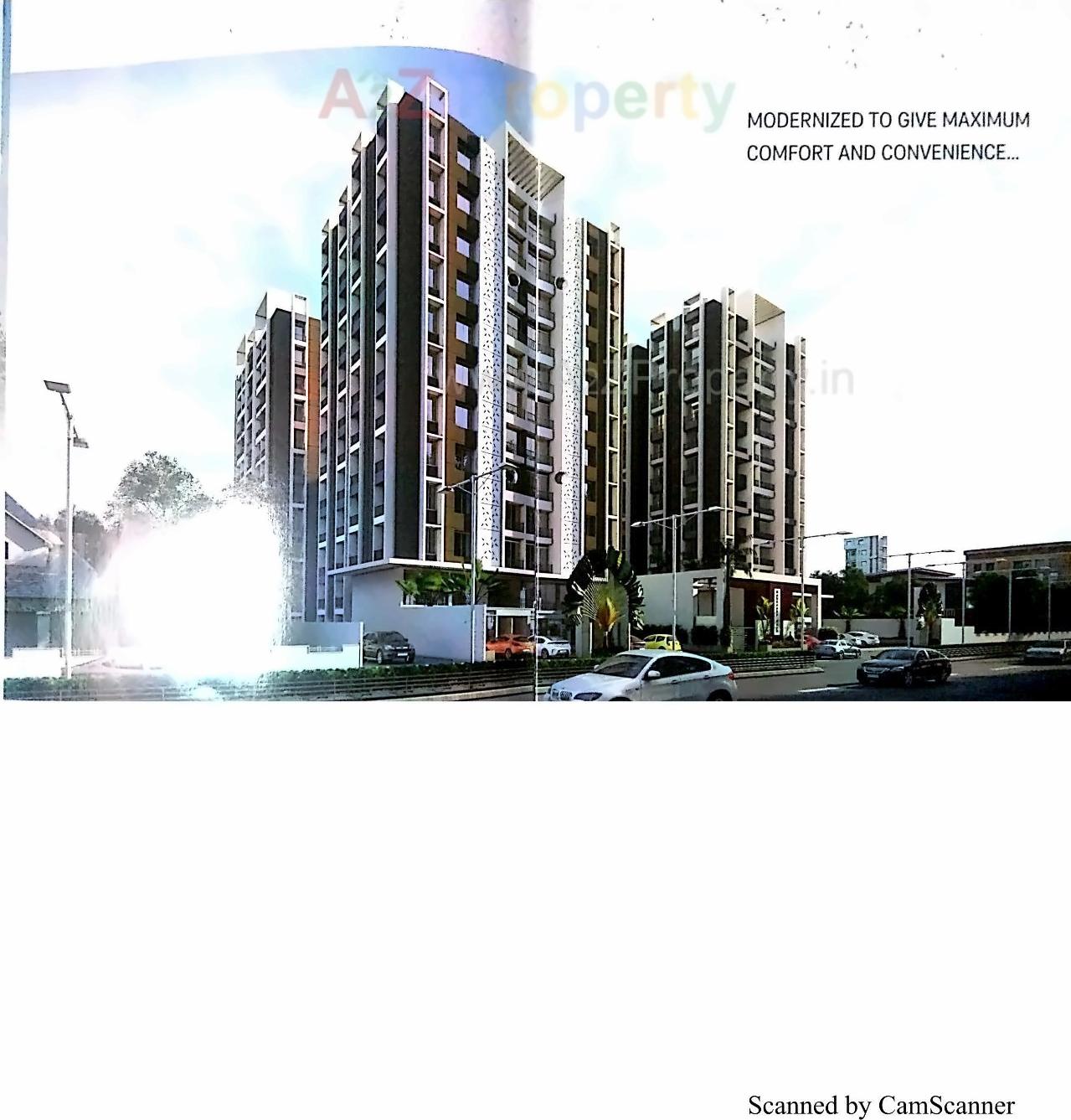 3D Elevation of real estate project Galaxy Heritage located at Unn, Surat, Gujarat