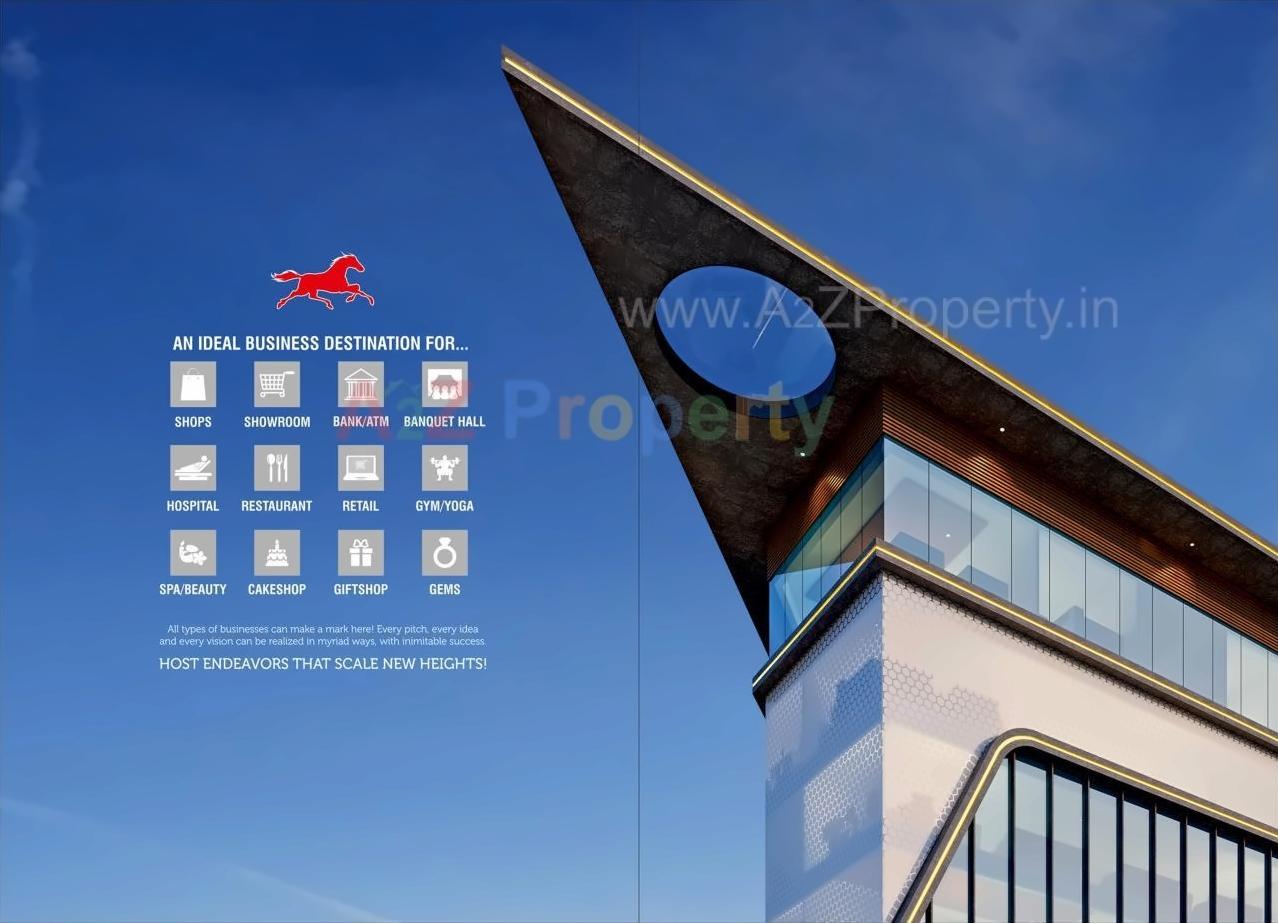 3D Elevation of real estate project Galloping Corridor located at Bharthana, Surat, Gujarat