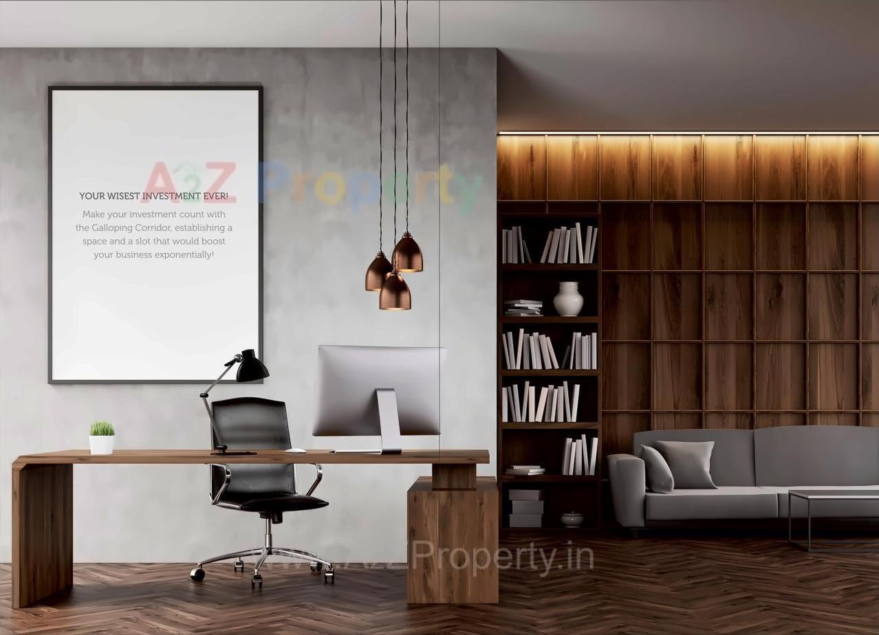 3D Elevation of real estate project Galloping Corridor located at Bharthana, Surat, Gujarat