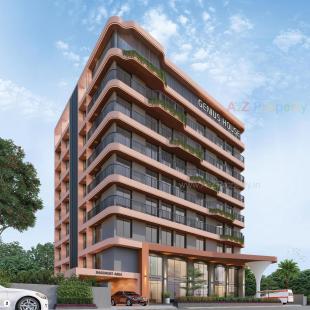 Elevation of real estate project Genius House located at Katargam, Surat, Gujarat