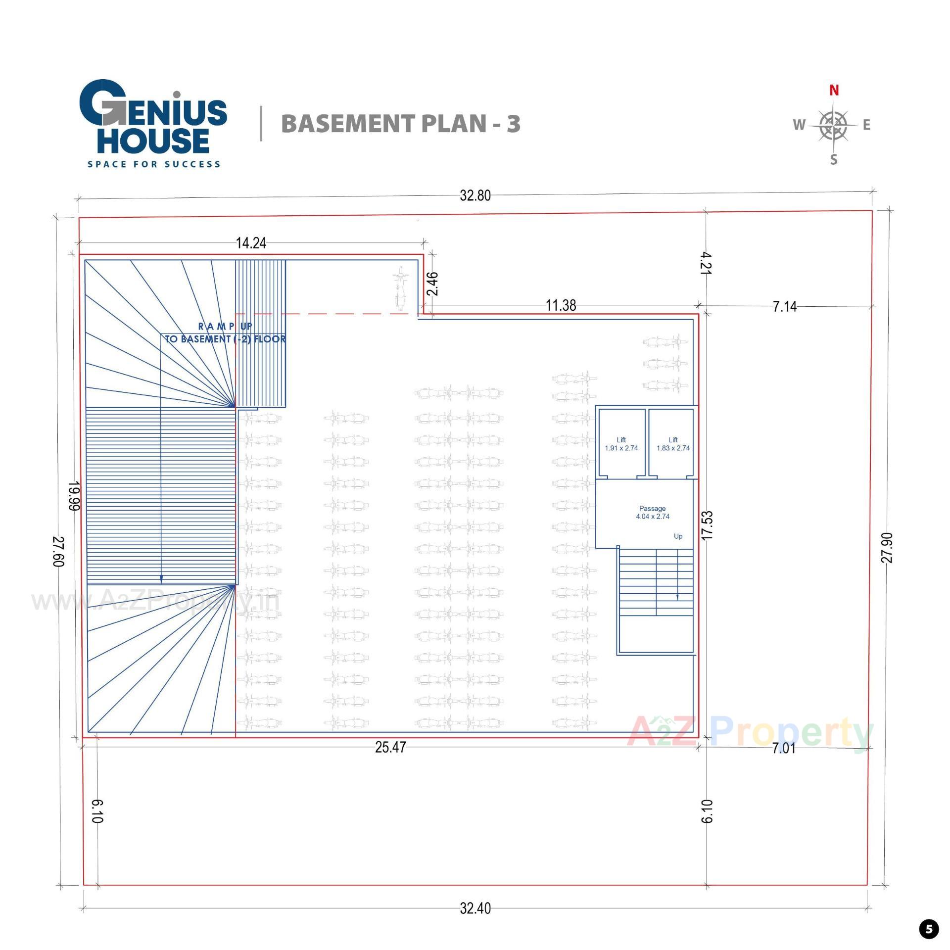  of real estate project Genius House located at Katargam, Surat, Gujarat