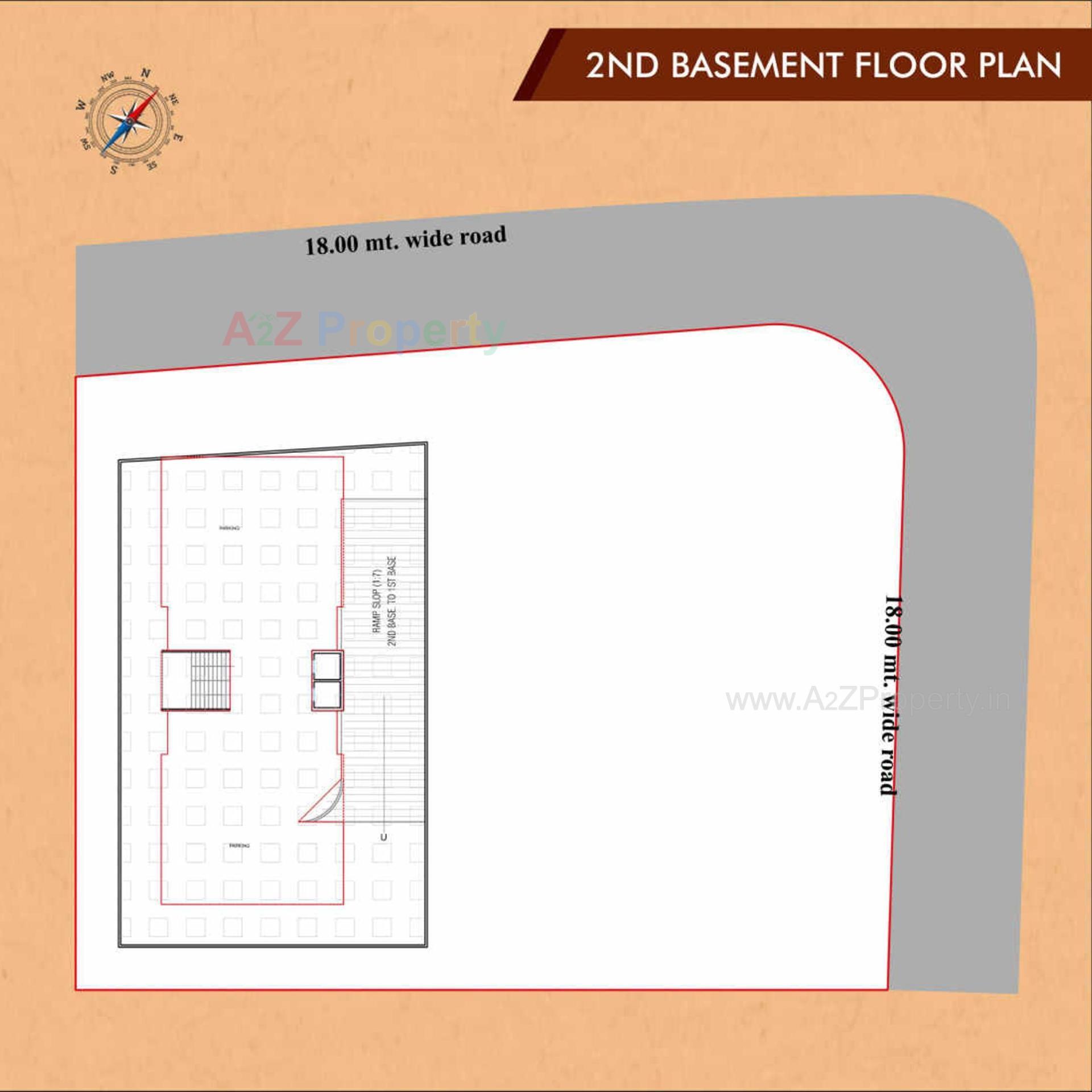 Layout of real estate project Girikandra Residency located at Puna, Surat, Gujarat