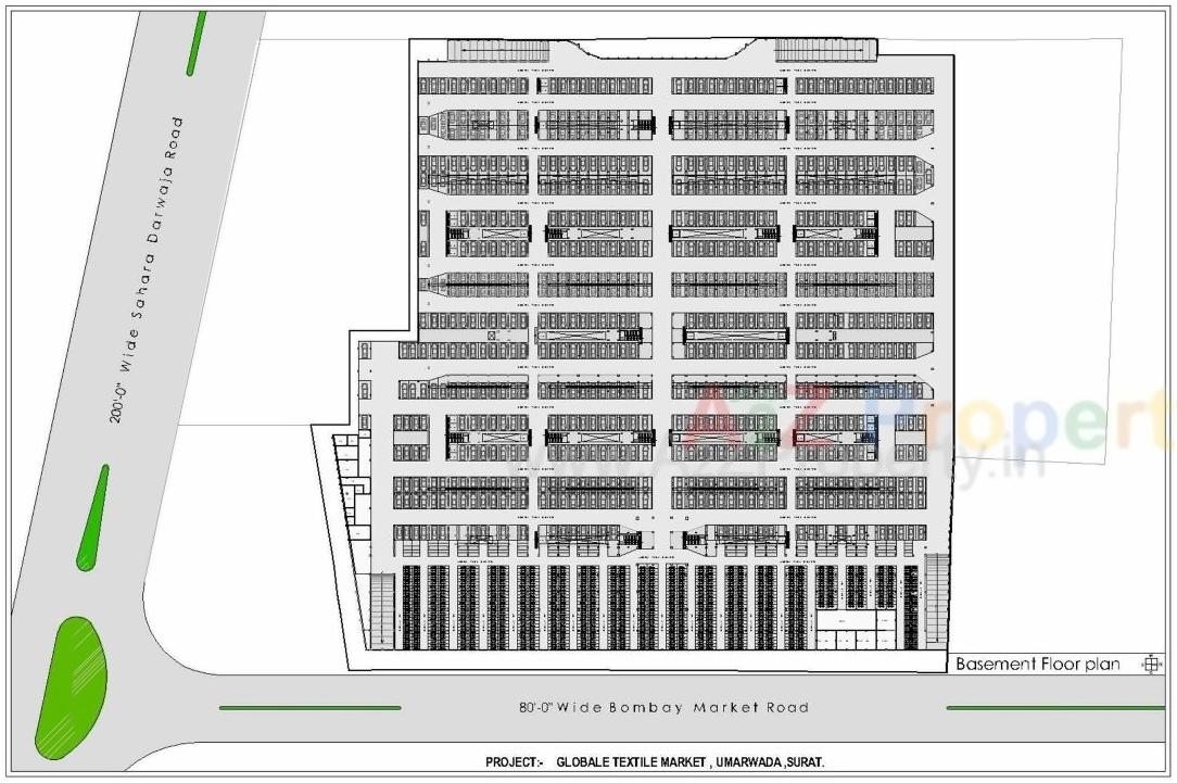  of real estate project Globale Textile Market located at Umarwada, Surat, Gujarat