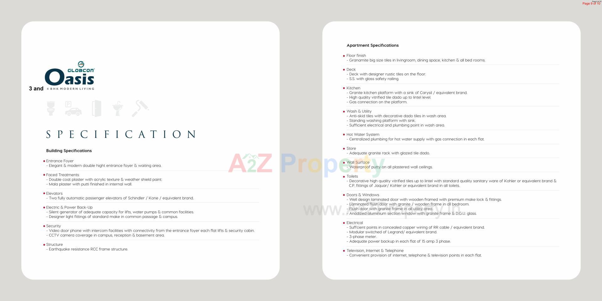  of real estate project Globcon Oasis located at Pal, Surat, Gujarat