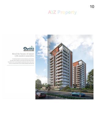 Elevation of real estate project Globcon Optima located at Pal, Surat, Gujarat