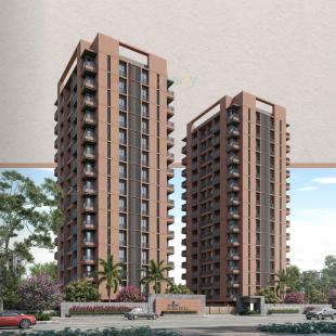 Elevation of real estate project Globcon Splendora located at Palanpor, Surat, Gujarat