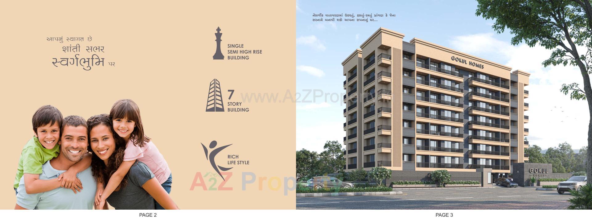  of real estate project Gokul Homes located at Bhada, Surat, Gujarat