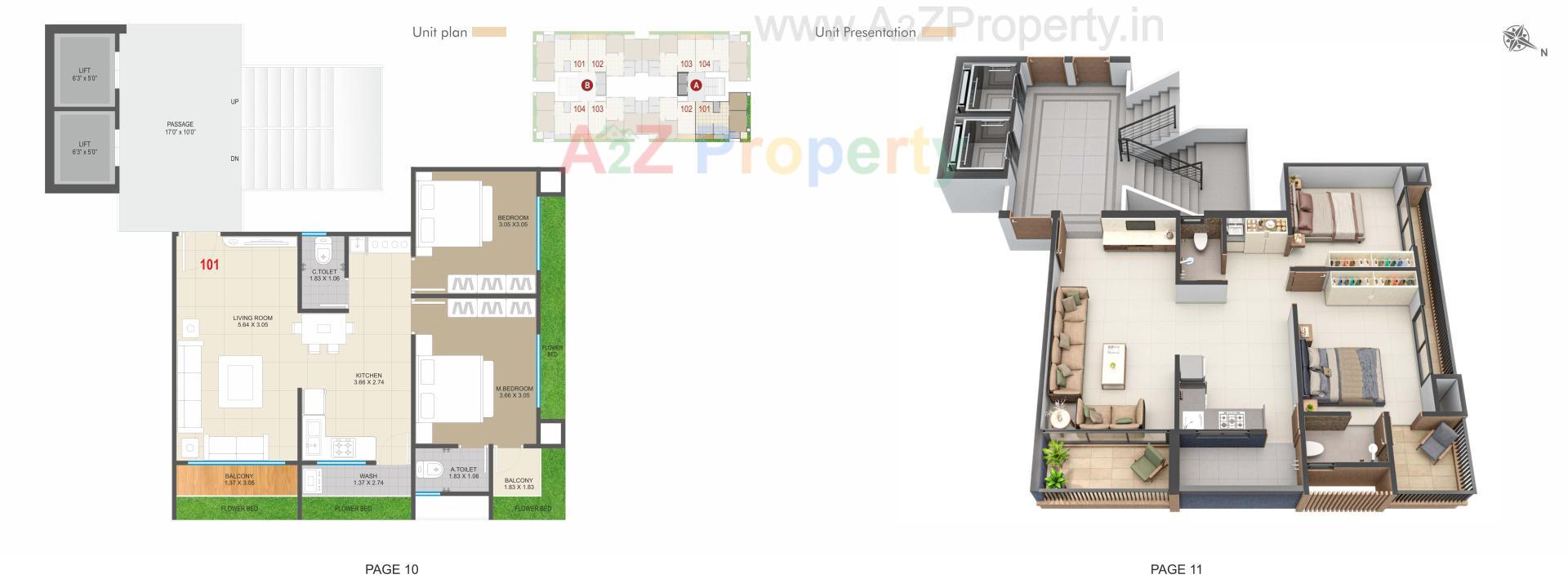 Layout of real estate project Gokul Homes located at Bhada, Surat, Gujarat