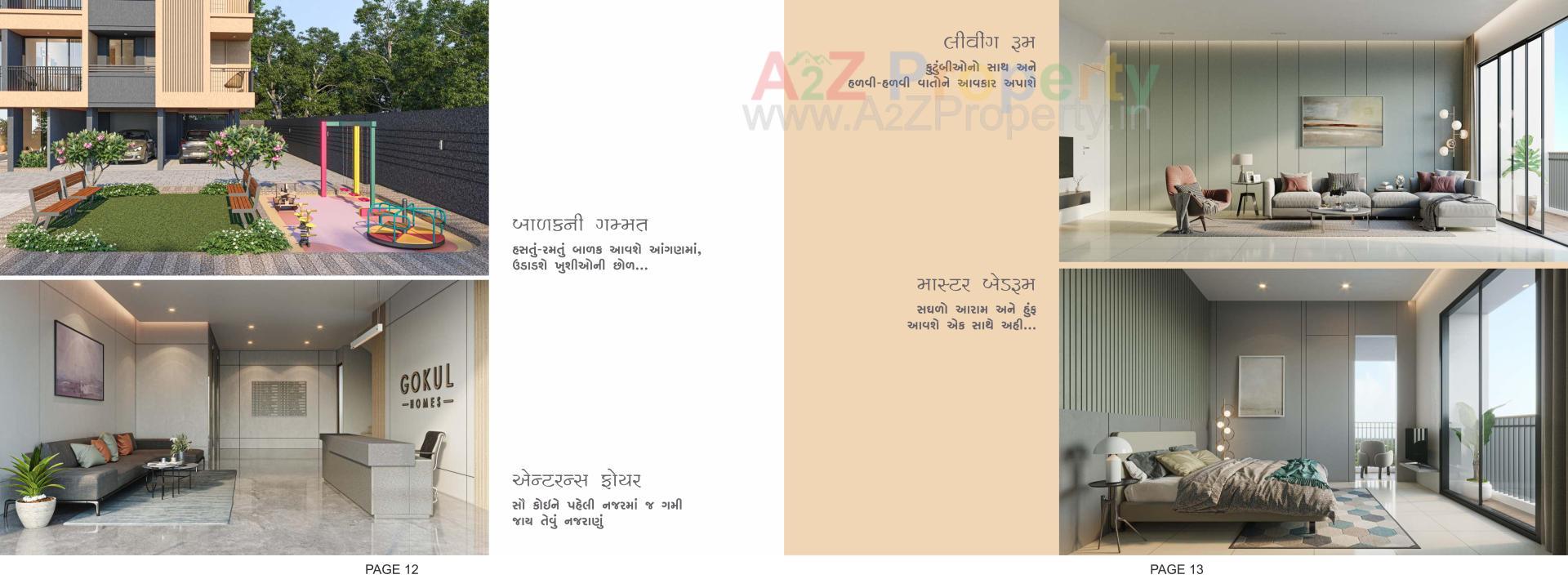  of real estate project Gokul Homes located at Bhada, Surat, Gujarat