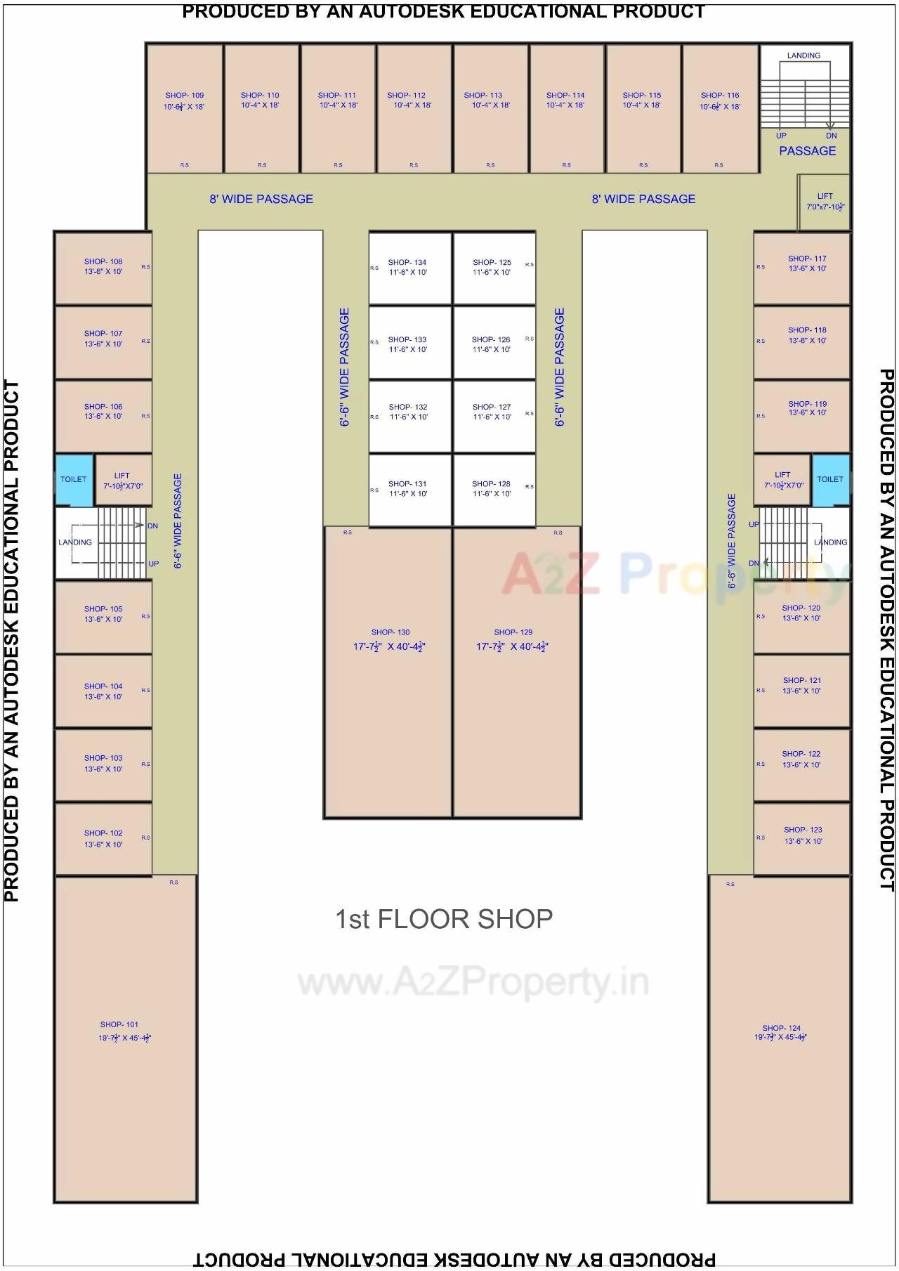 Layout of real estate project Gokul Solitaire located at Vesu, Surat, Gujarat
