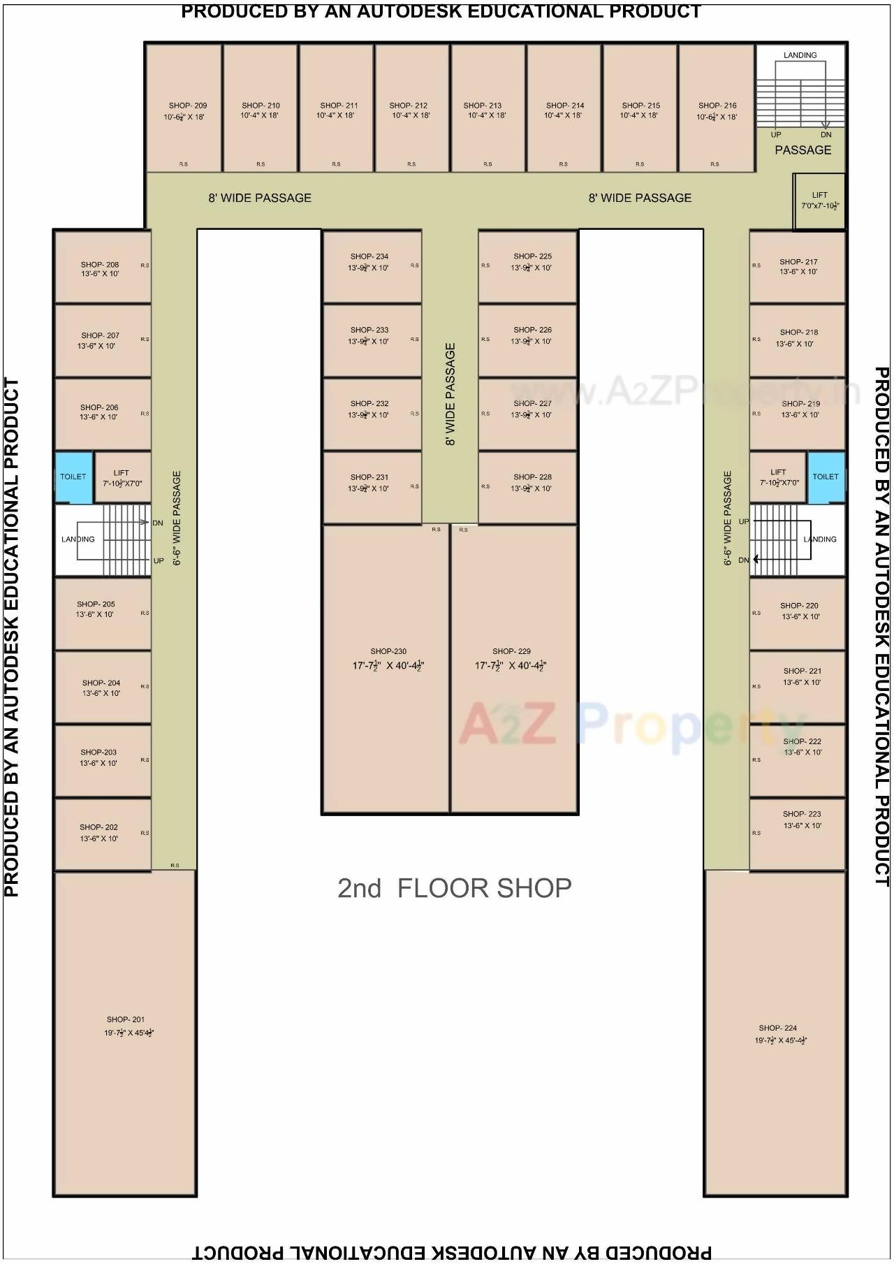 Layout of real estate project Gokul Solitaire located at Vesu, Surat, Gujarat