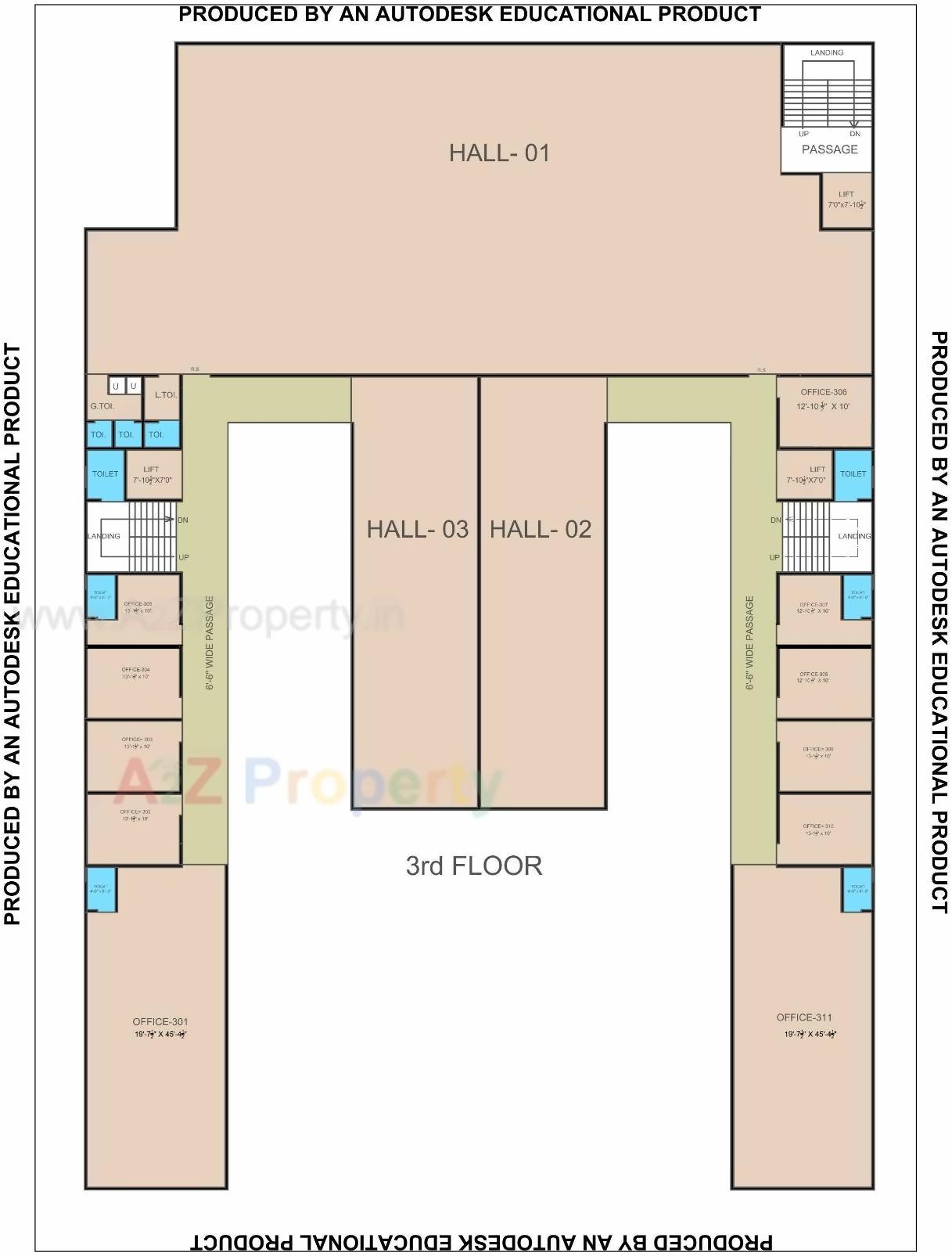 Layout of real estate project Gokul Solitaire located at Vesu, Surat, Gujarat