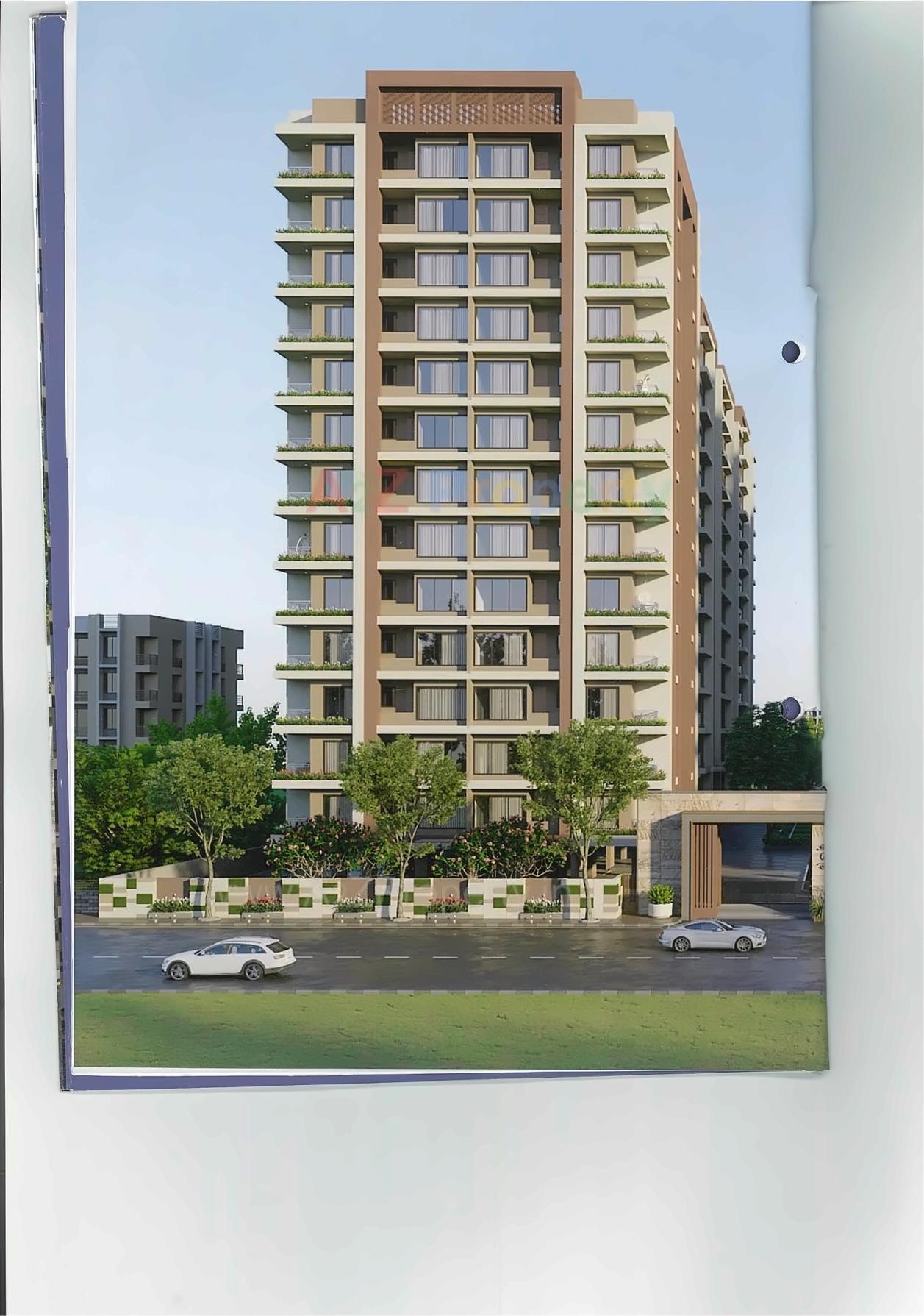 3D Elevation of real estate project Gopinath Heights located at Surat, Surat, Gujarat