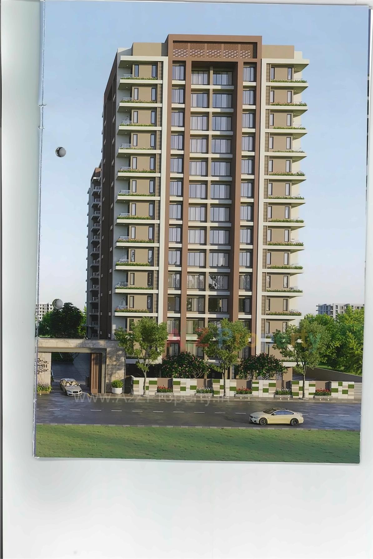 3D Elevation of real estate project Gopinath Heights located at Surat, Surat, Gujarat