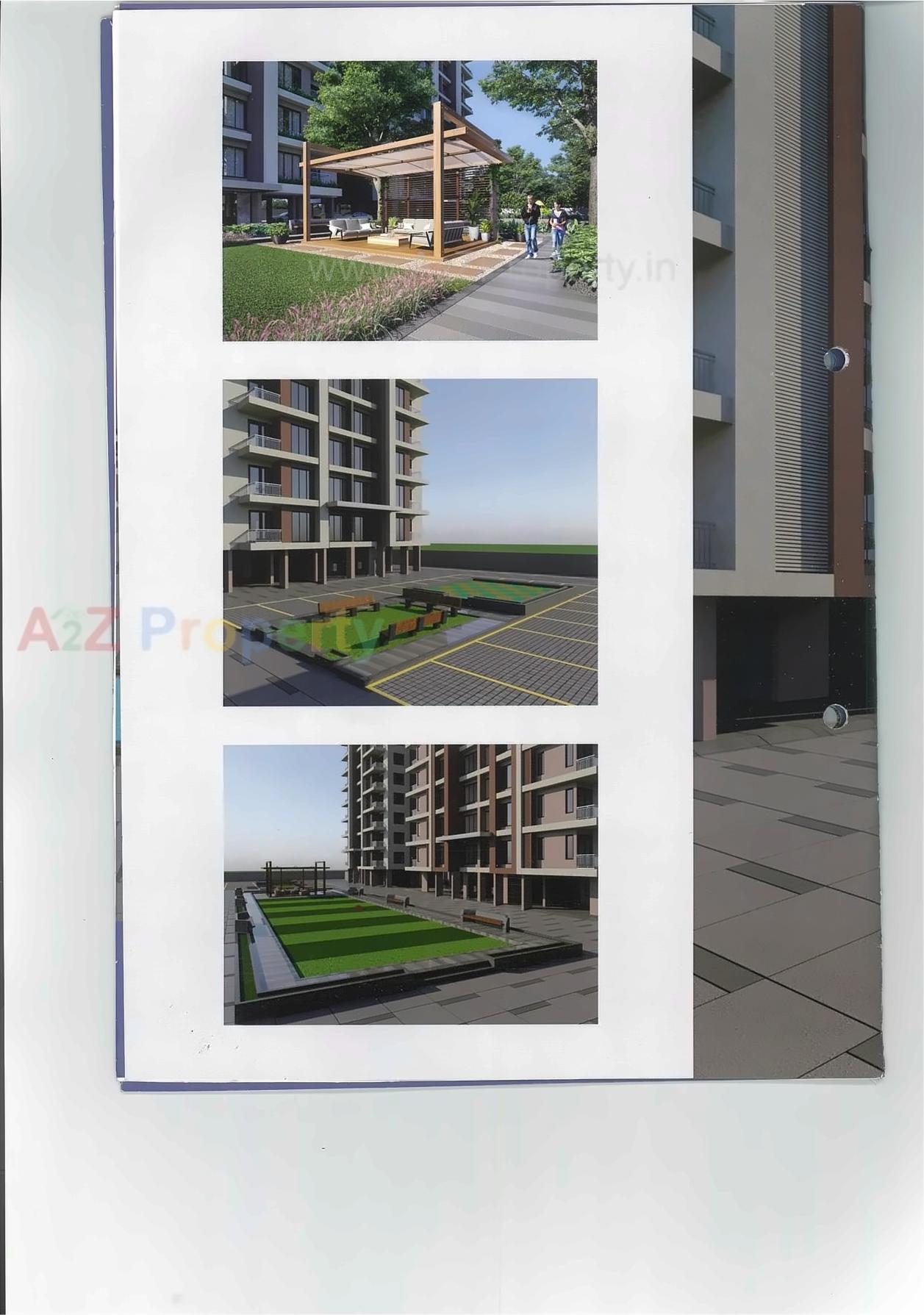 3D Elevation of real estate project Gopinath Heights located at Surat, Surat, Gujarat