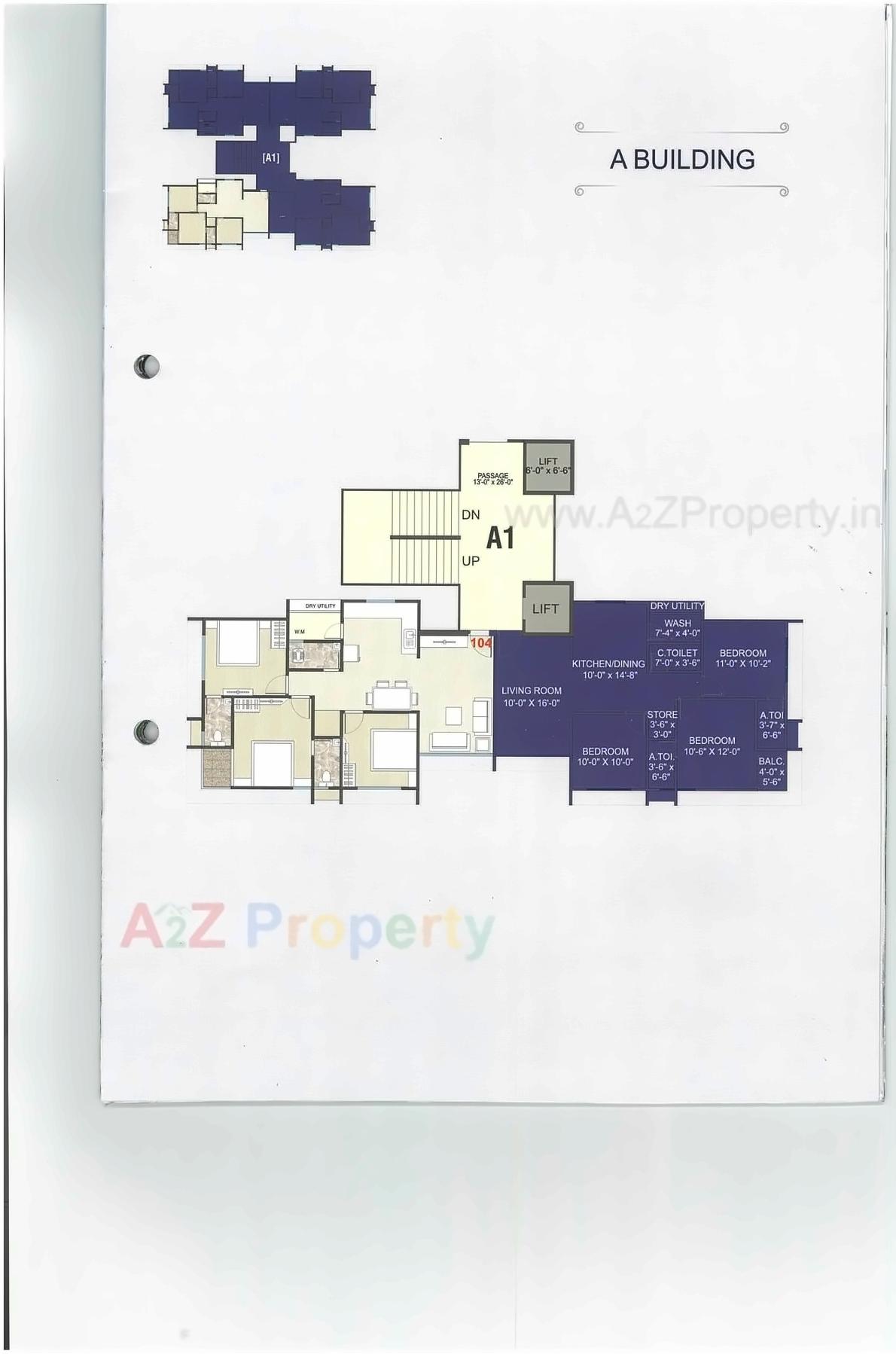 Layout of real estate project Gopinath Heights located at Surat, Surat, Gujarat