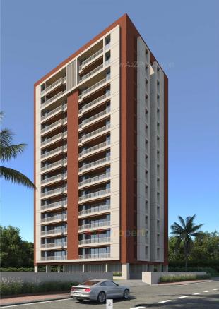 Elevation of real estate project Gopinath Sky located at Katargam, Surat, Gujarat
