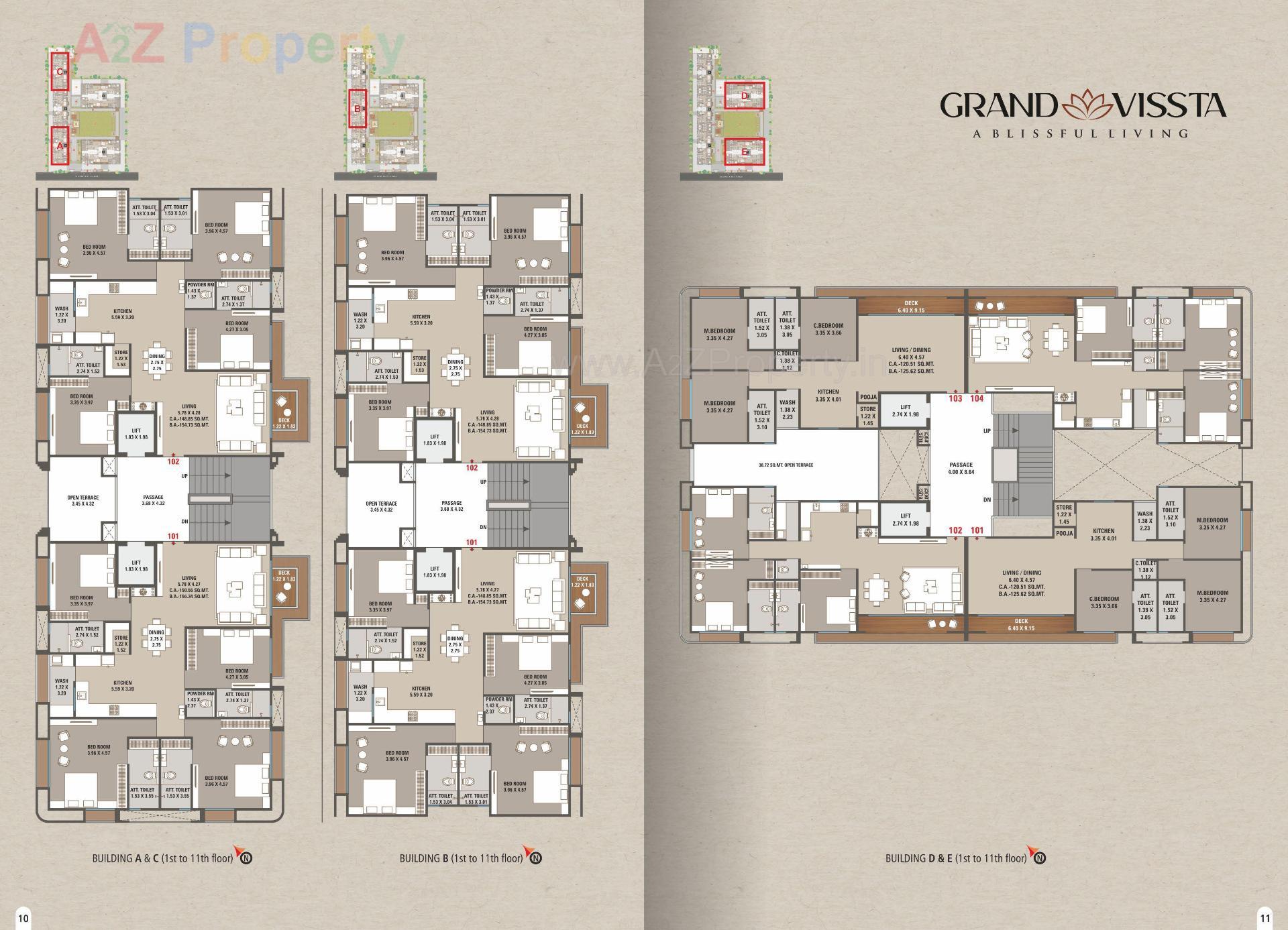 Layout of real estate project Grand Vissta located at Abhva, Surat, Gujarat