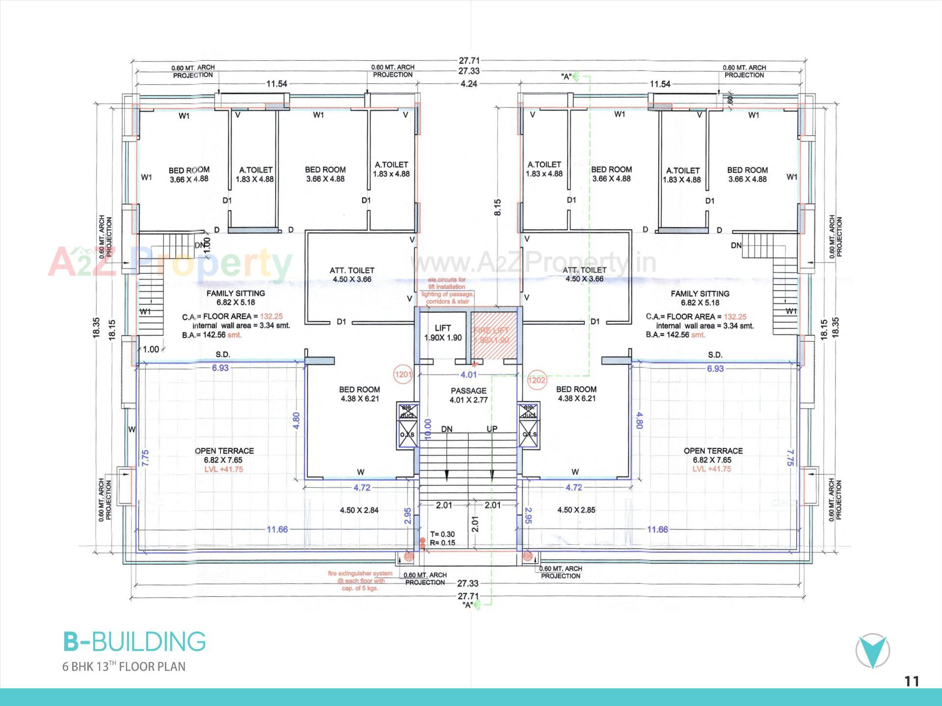 Layout of real estate project Green Serene located at Surat, Surat, Gujarat