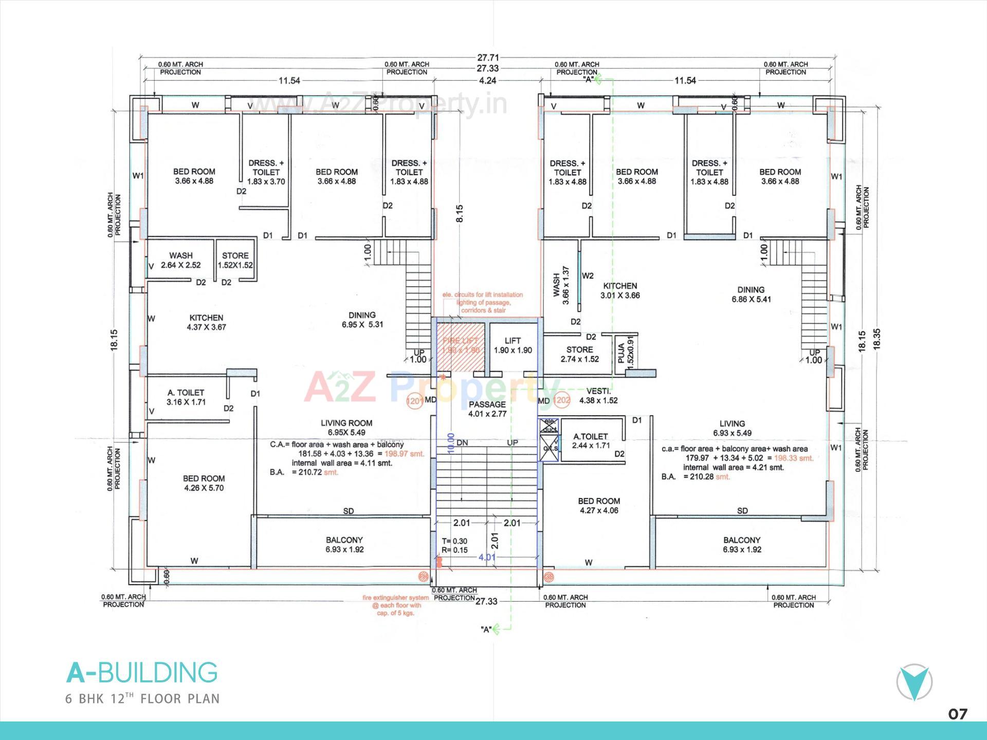 Layout of real estate project Green Serene located at Surat, Surat, Gujarat