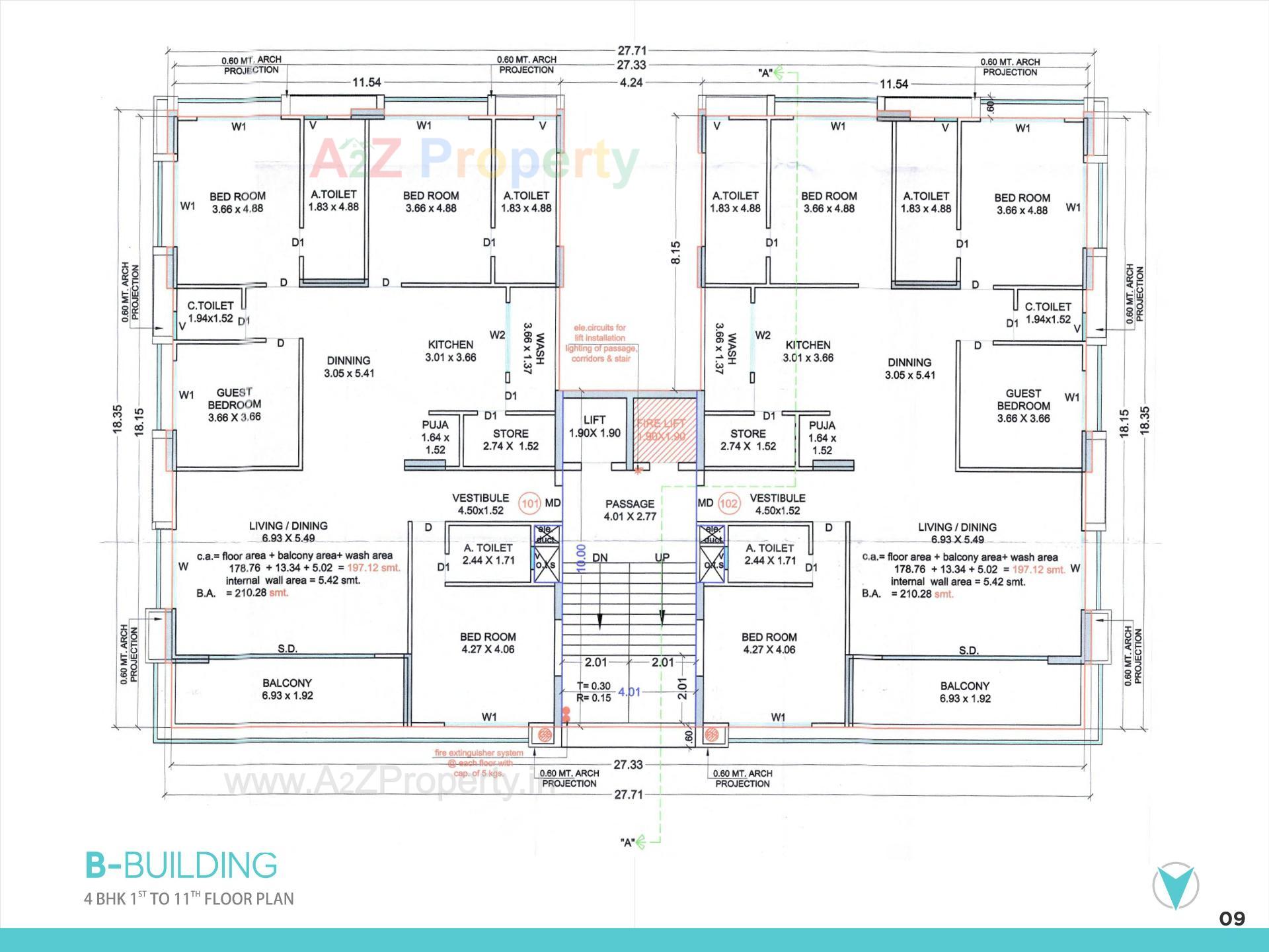 Layout of real estate project Green Serene located at Surat, Surat, Gujarat
