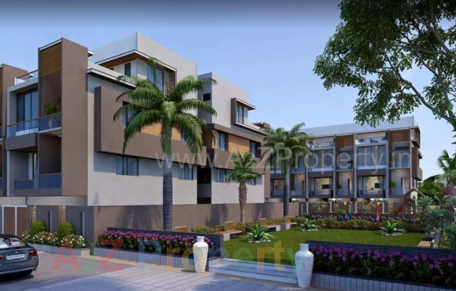 3D Elevation of real estate project Green Willows located at Jahangir-pura, Surat, Gujarat