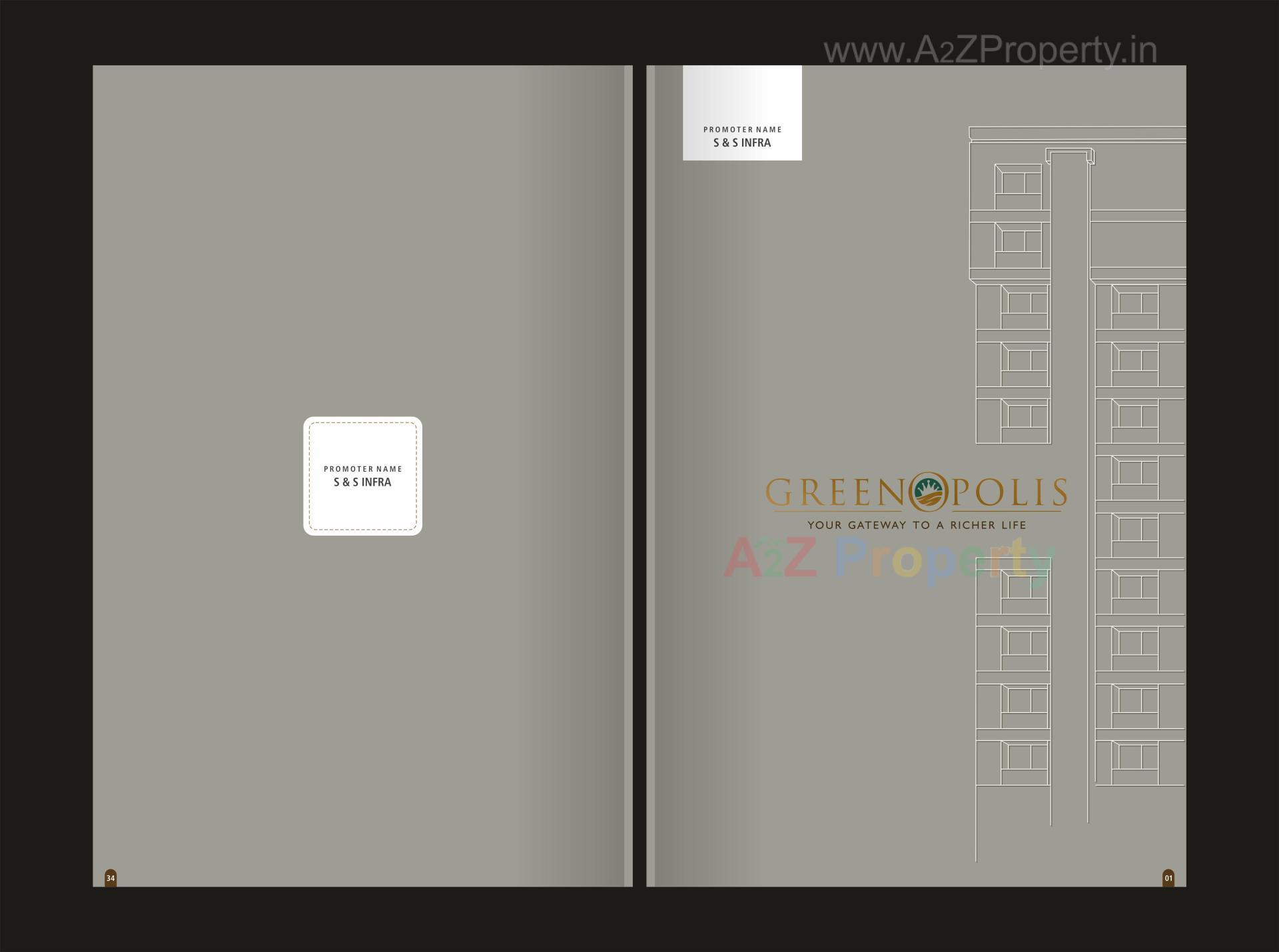 Layout of real estate project Greenopolis located at Vesu, Surat, Gujarat