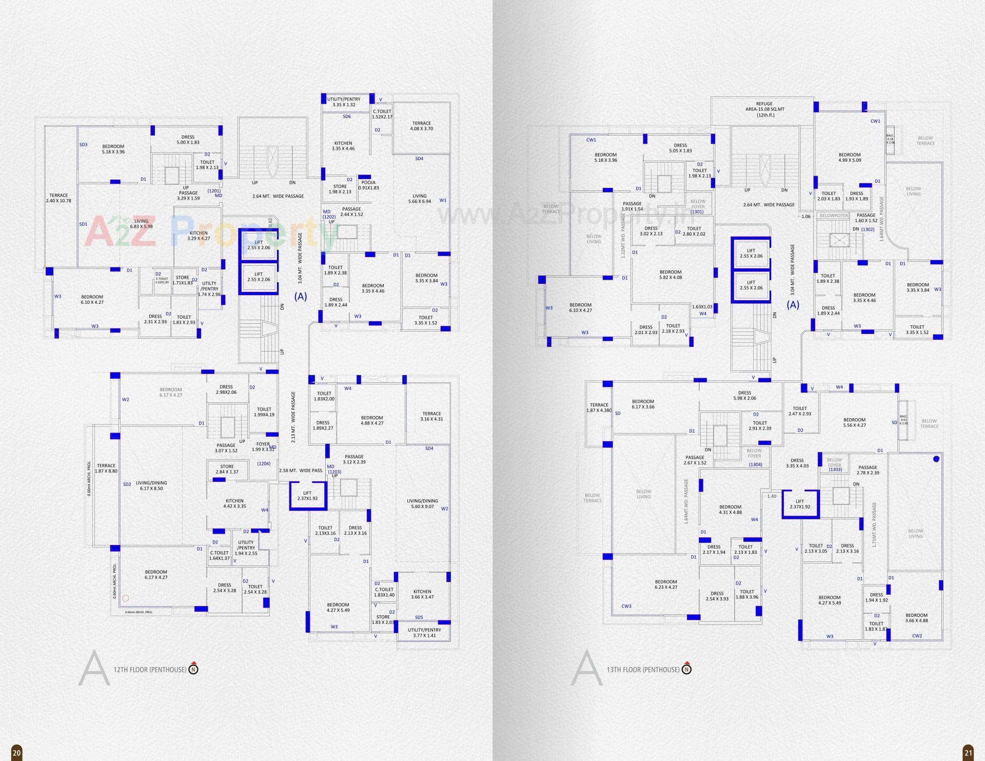 Layout of real estate project Greenopolis located at Vesu, Surat, Gujarat
