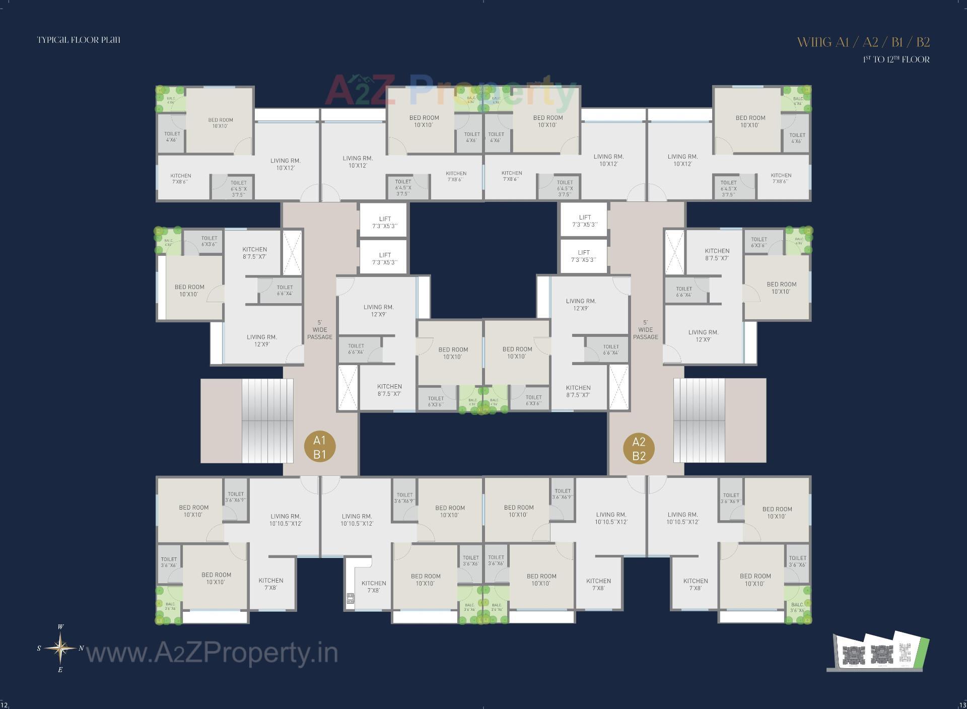 Layout of real estate project Halima Heights located at Bhabheni, Surat, Gujarat