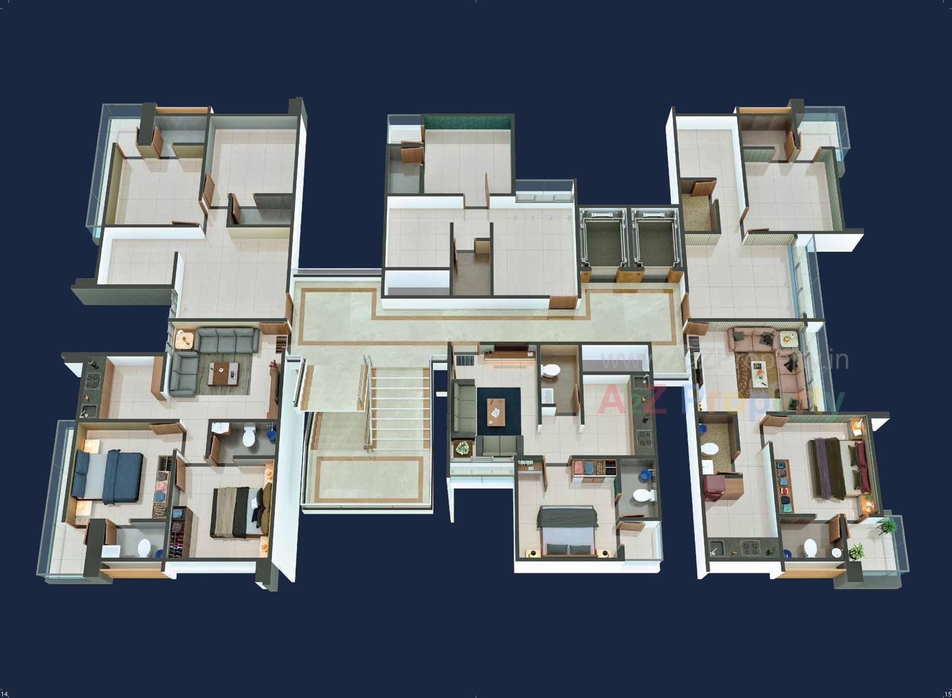 Layout of real estate project Halima Heights located at Bhabheni, Surat, Gujarat