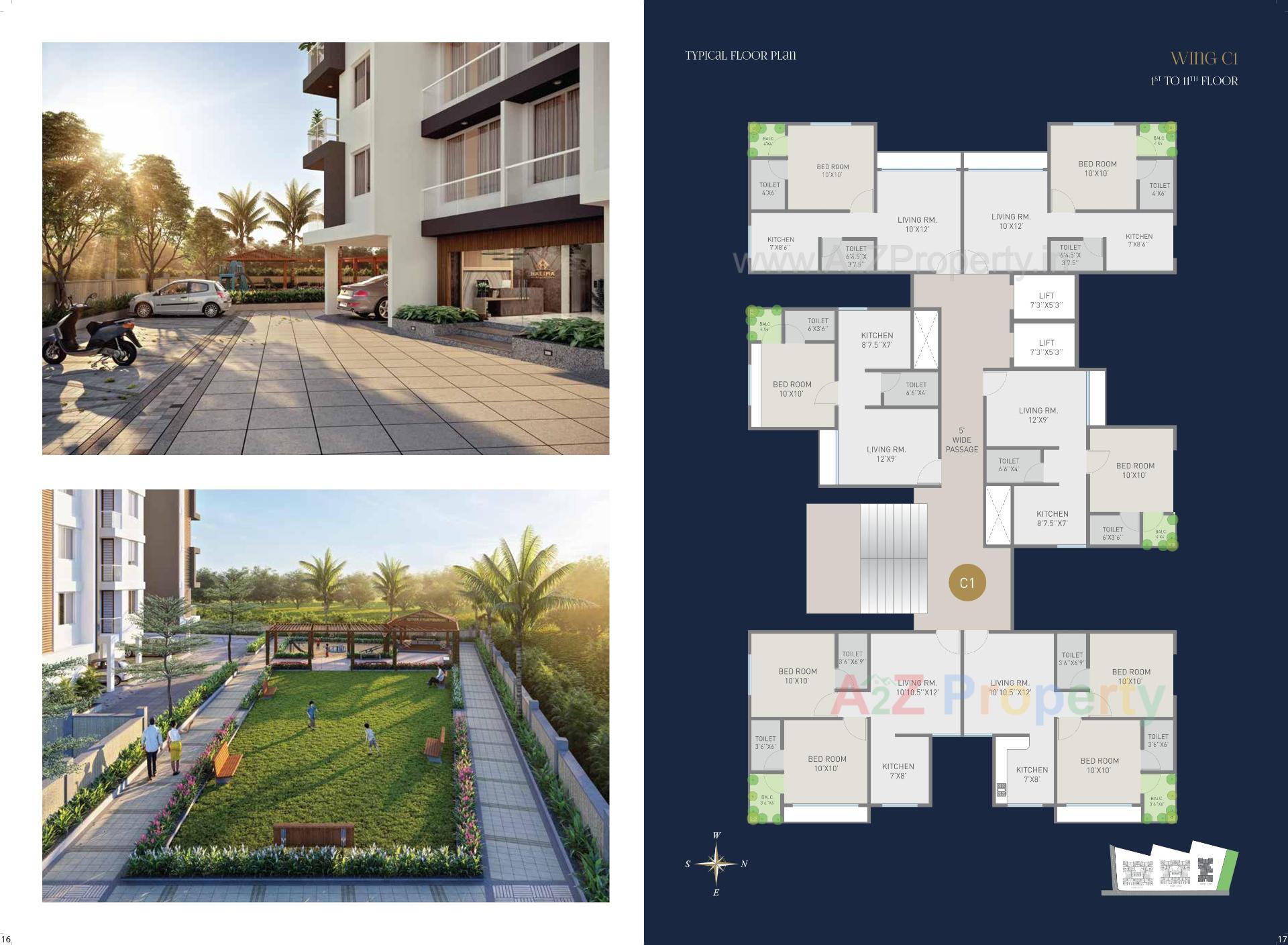 Layout of real estate project Halima Heights located at Bhabheni, Surat, Gujarat