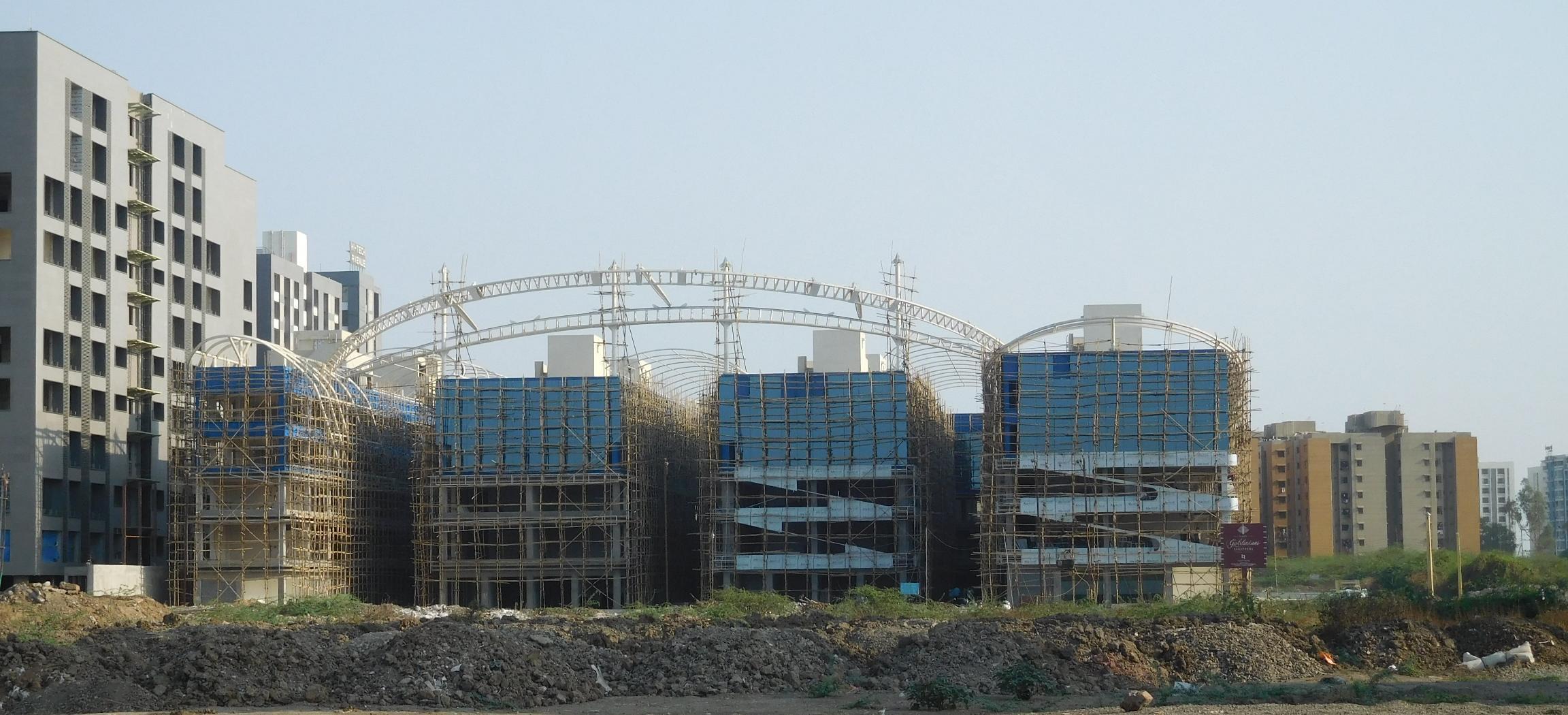 131794_const of real estate project Happy Goldmines Shoppers located at Surat, Surat, Gujarat