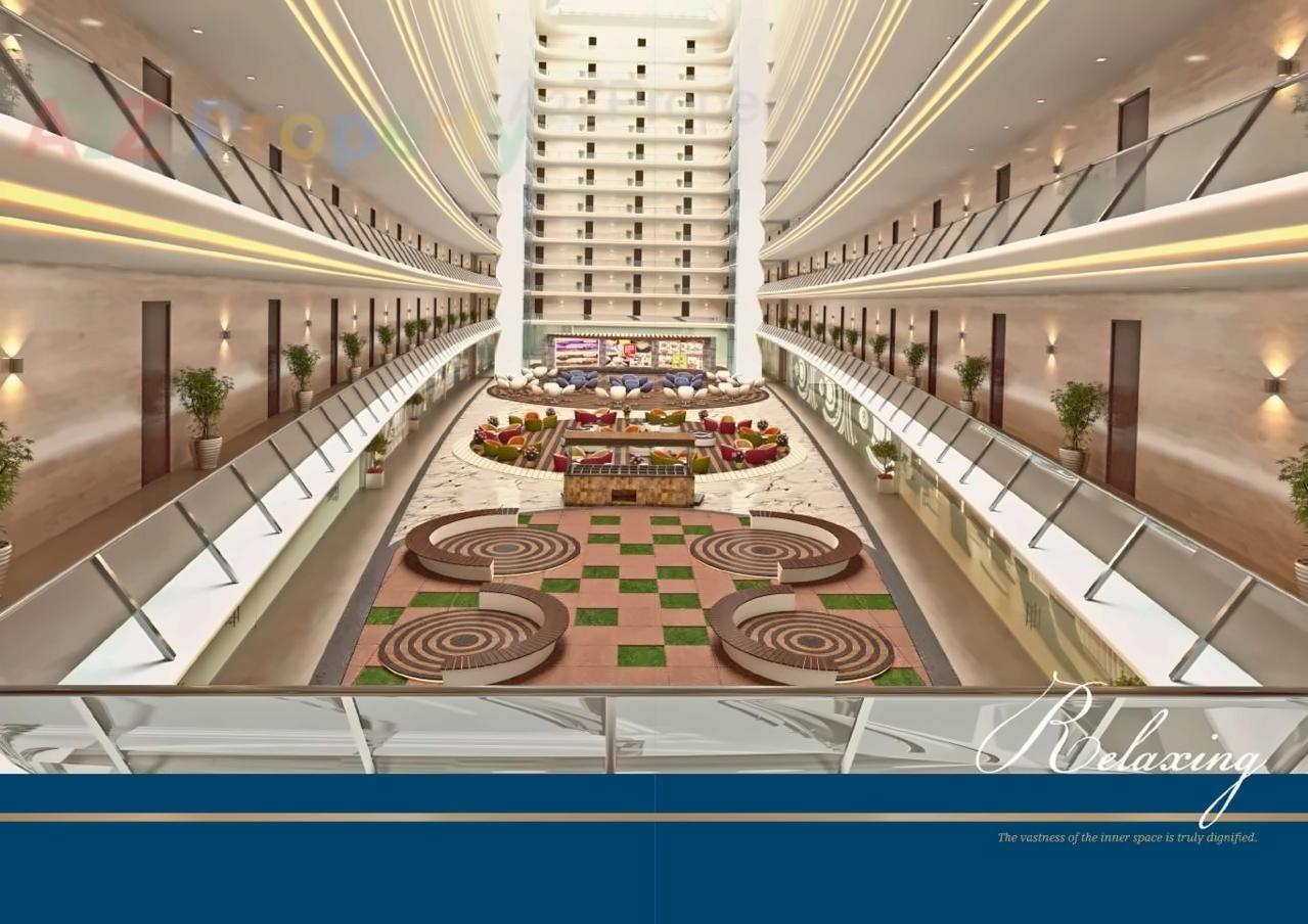 3D Elevation of real estate project Hard Rock located at Vesu, Surat, Gujarat