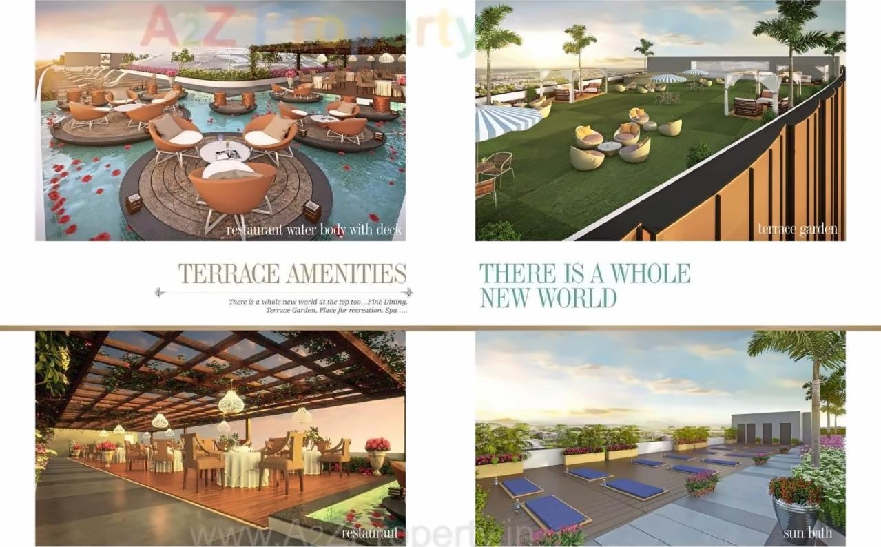 3D Elevation of real estate project Hard Rock located at Vesu, Surat, Gujarat