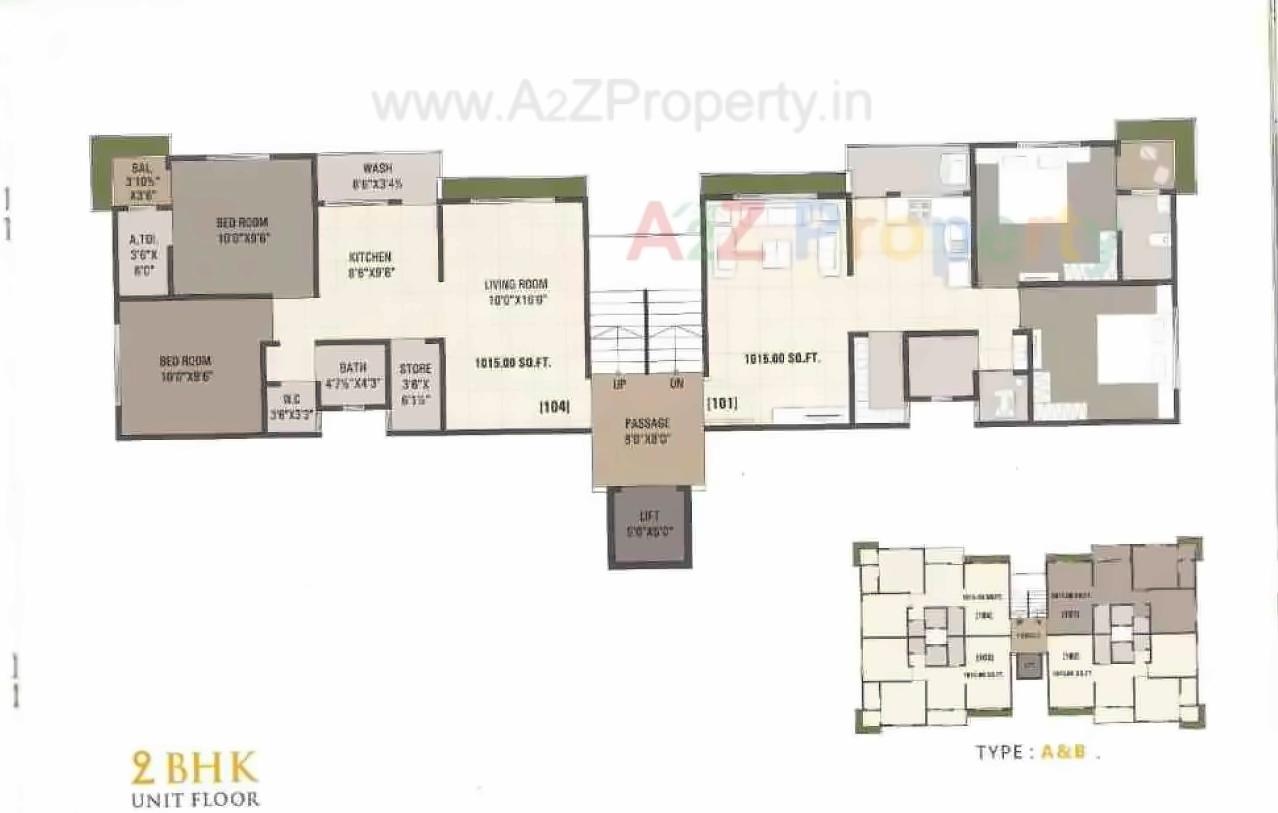 Layout of real estate project Haridarshan located at Deladva, Surat, Gujarat