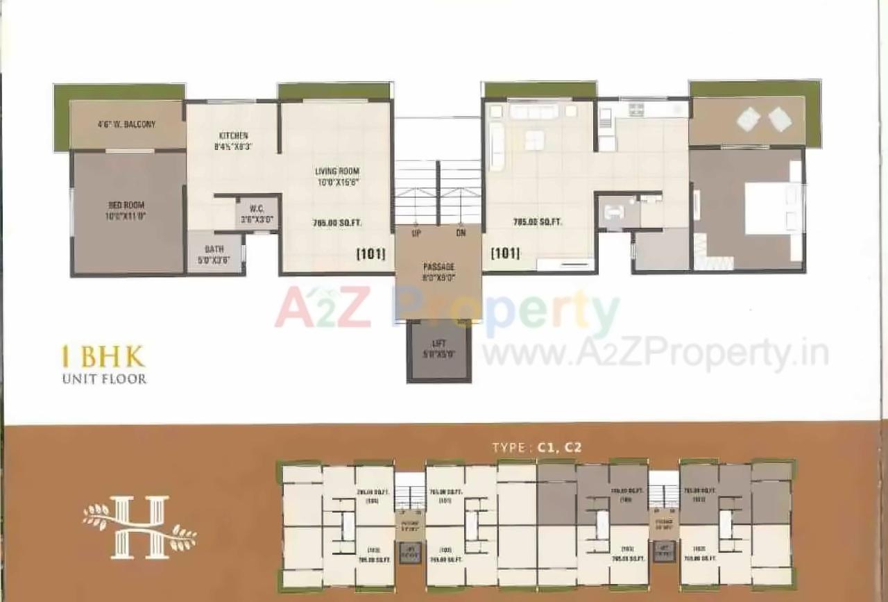 Layout of real estate project Haridarshan located at Deladva, Surat, Gujarat
