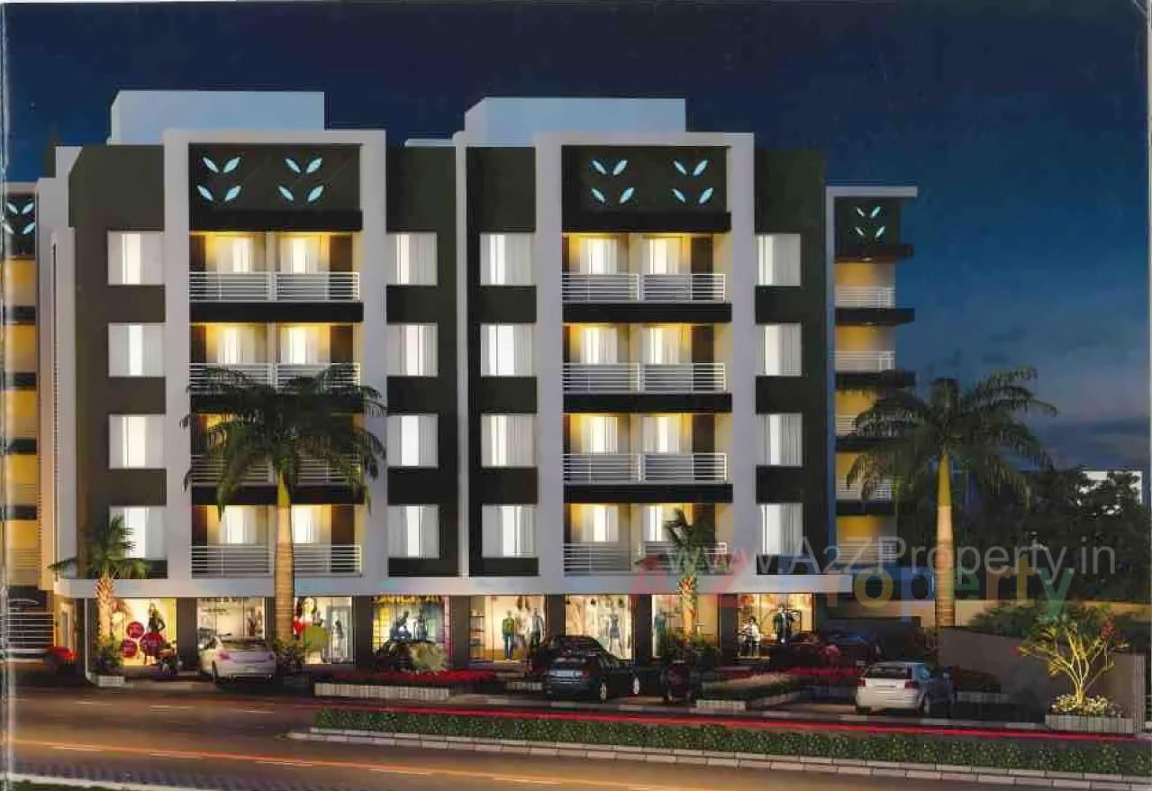 3D Elevation of real estate project Haridarshan located at Deladva, Surat, Gujarat