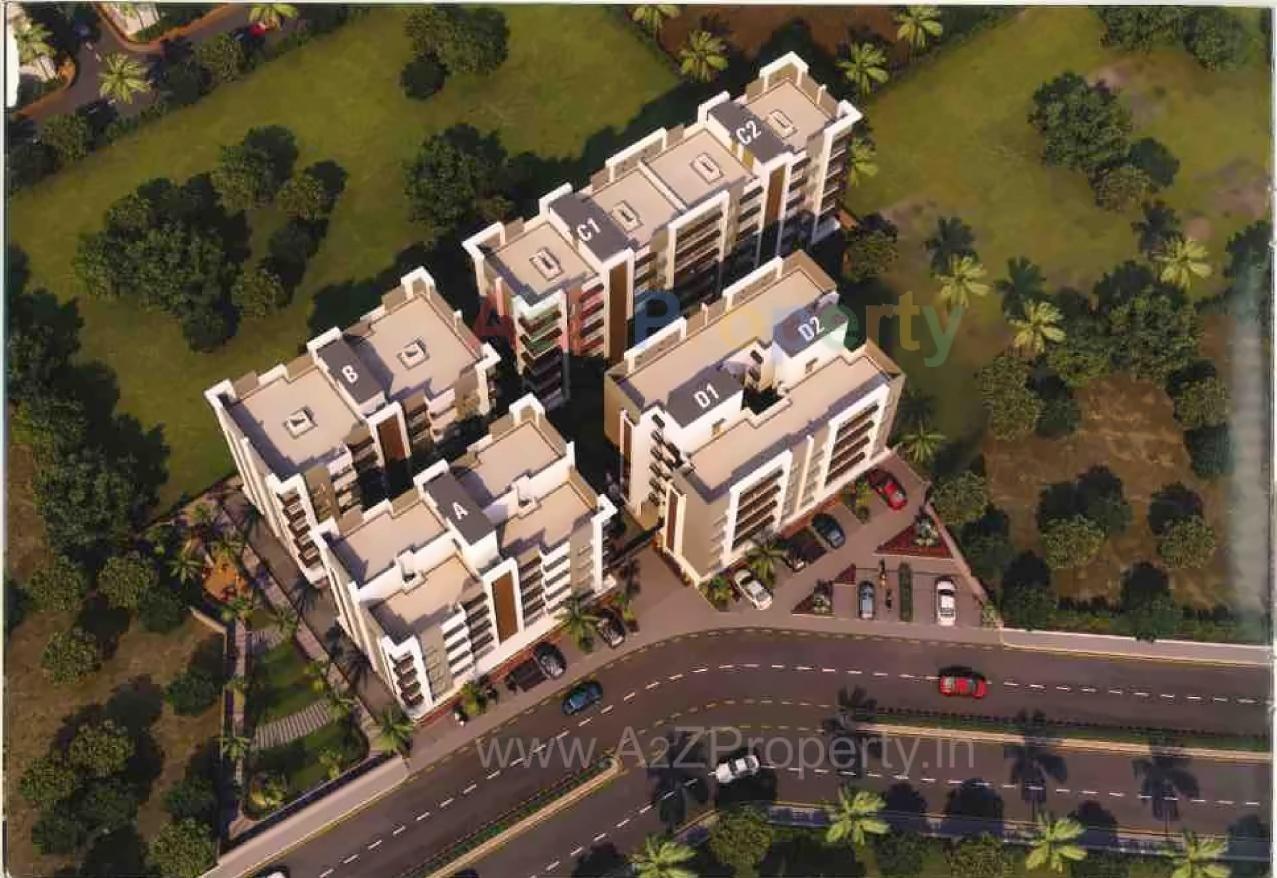 3D Elevation of real estate project Haridarshan located at Deladva, Surat, Gujarat