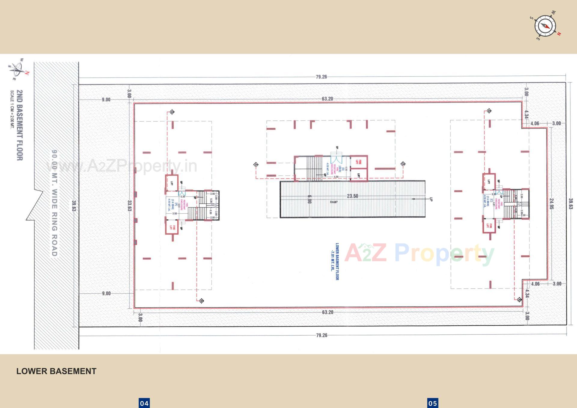 Layout of real estate project Harikrushna Sky located at Mota Varachha, , Surat, Gujarat