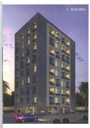Elevation of real estate project Harikrushna Township located at Varachha, Surat, Gujarat
