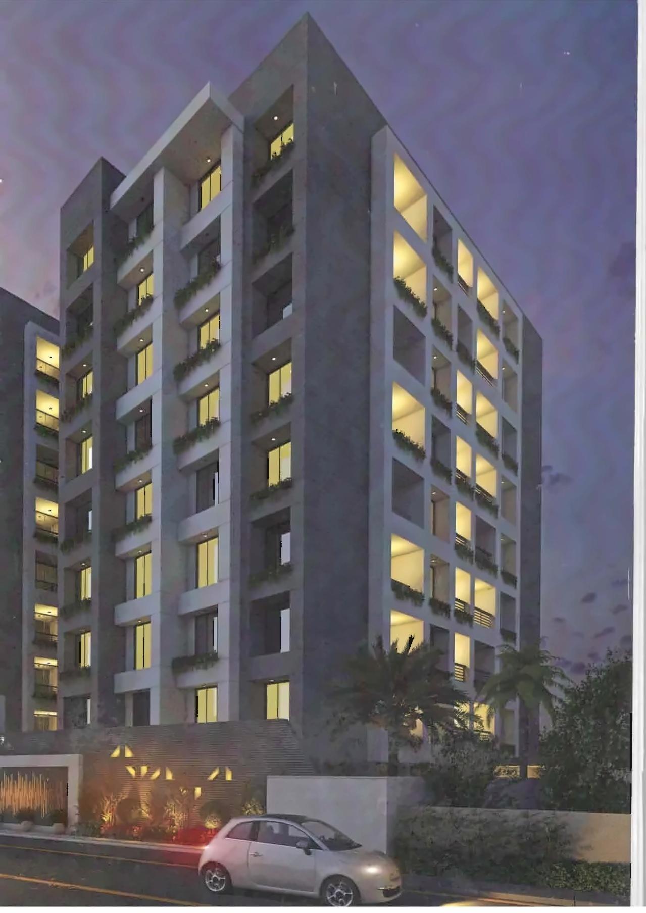 3D Elevation of real estate project Harikrushna Township located at Varachha, Surat, Gujarat