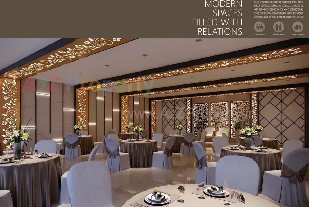 3D Elevation of real estate project Hayaa Fine Living located at Rander, Surat, Gujarat