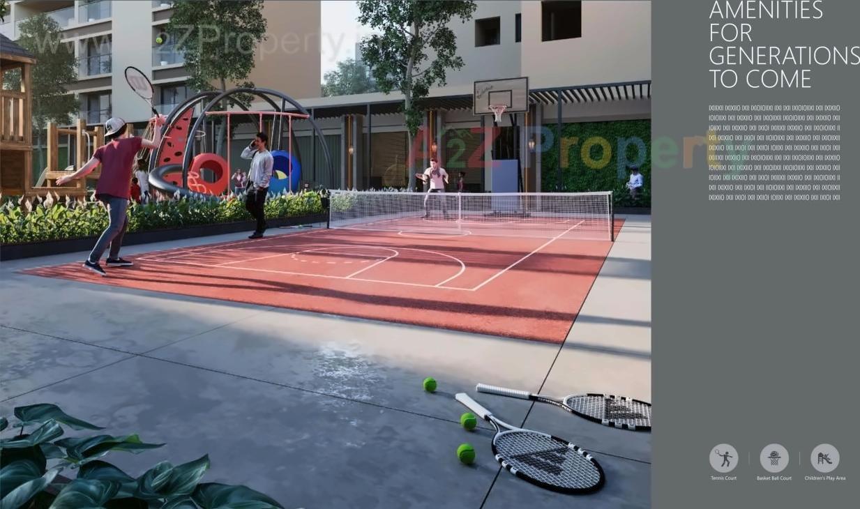 3D Elevation of real estate project Hayaa Fine Living located at Rander, Surat, Gujarat